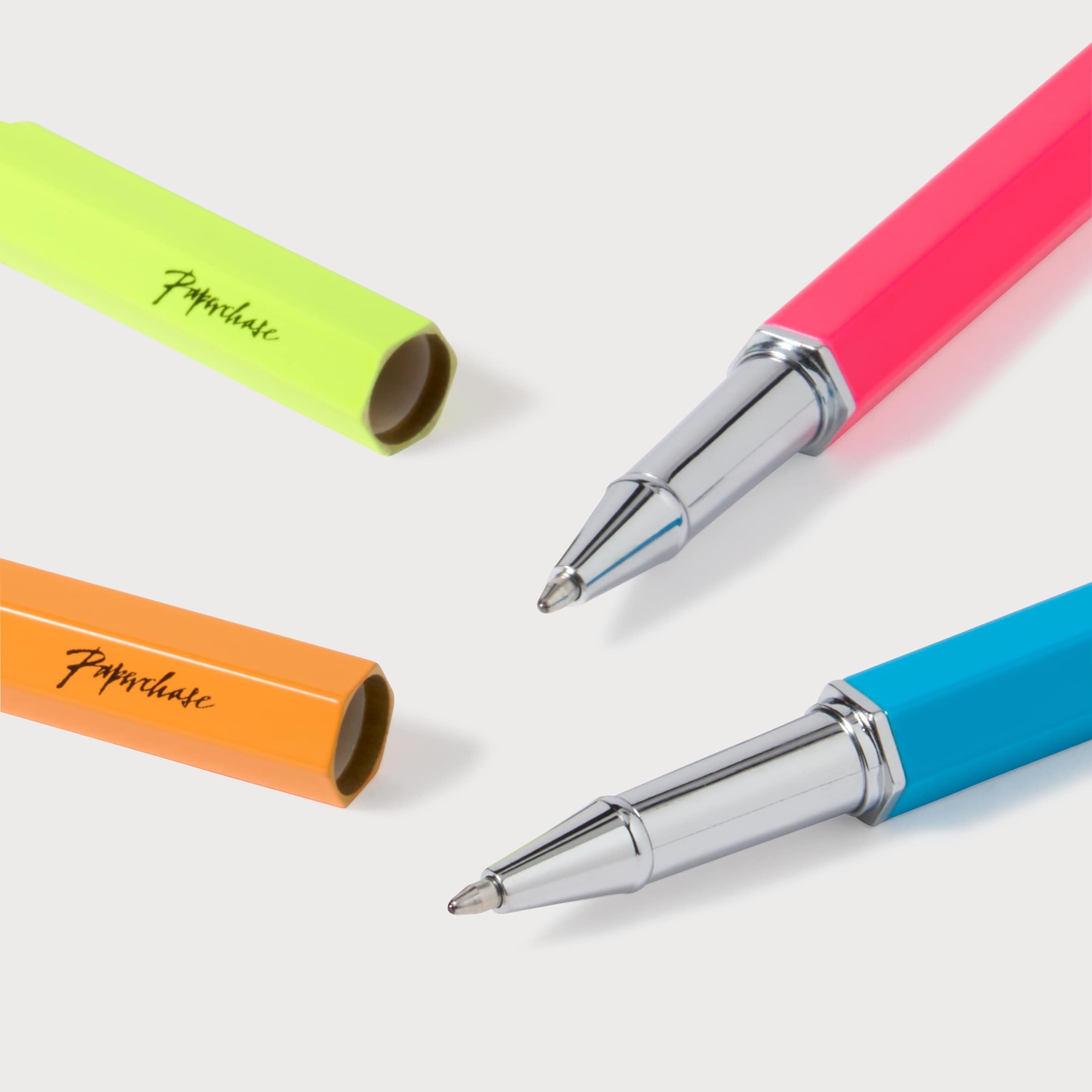 Paperchase Hexagonal Barrel Metal Pen 2pack thumbnail 4