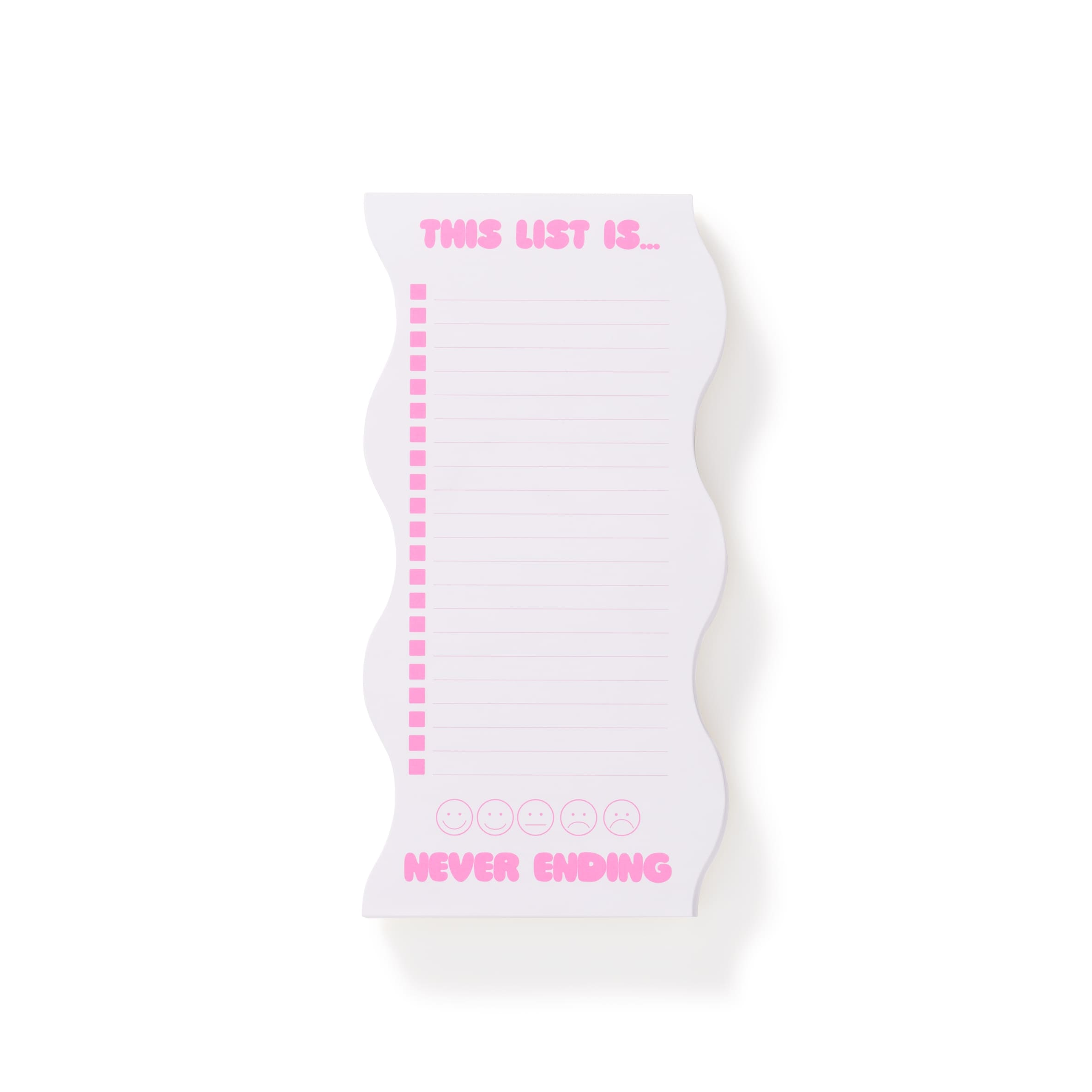 Paperchase Something Sweet Wavy List Pad