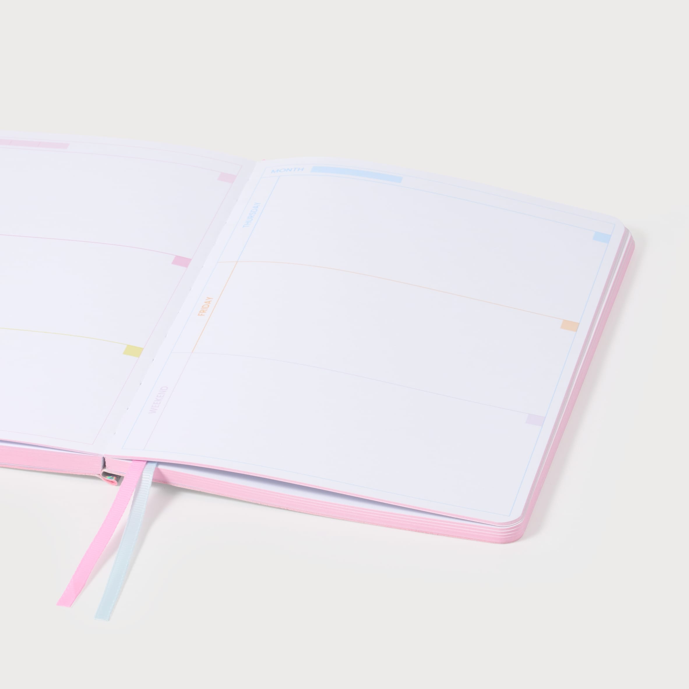 Paperchase Something Sweet Holographic A5 Casebound Notebook Weekly planner thumbnail 3