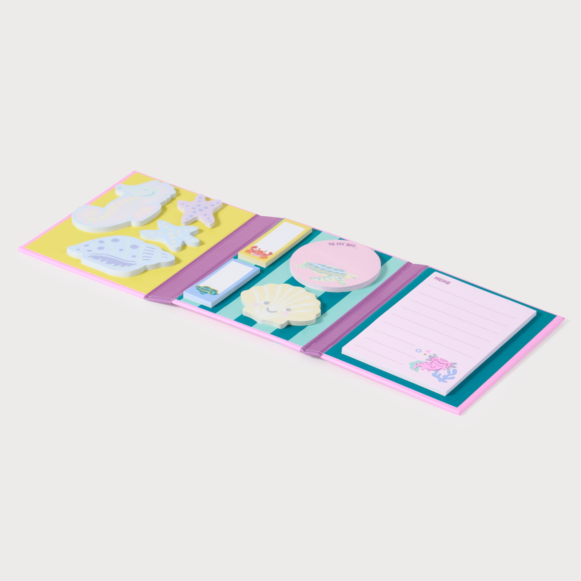 Paperchase Happy As a Fish Mini Sticky Notebook thumbnail 3