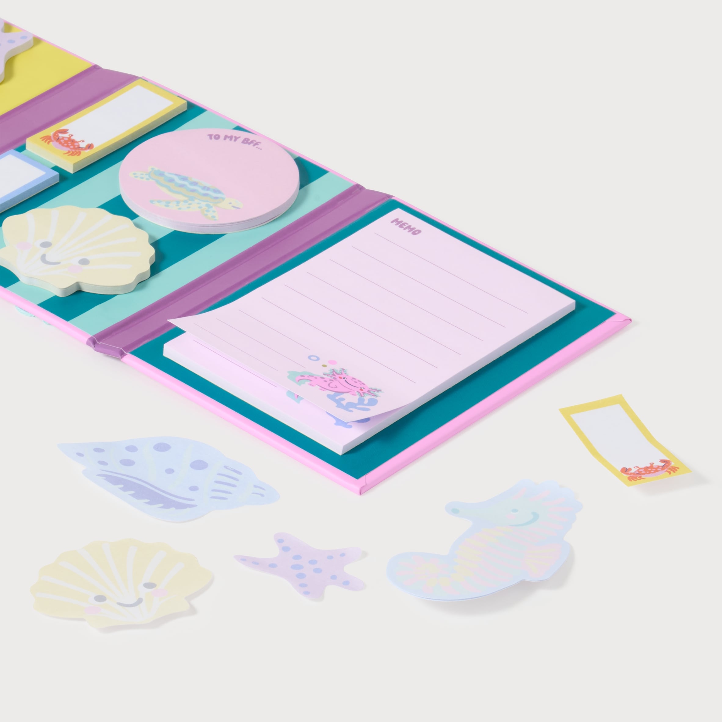 Paperchase Happy As a Fish Mini Sticky Notebook thumbnail 4