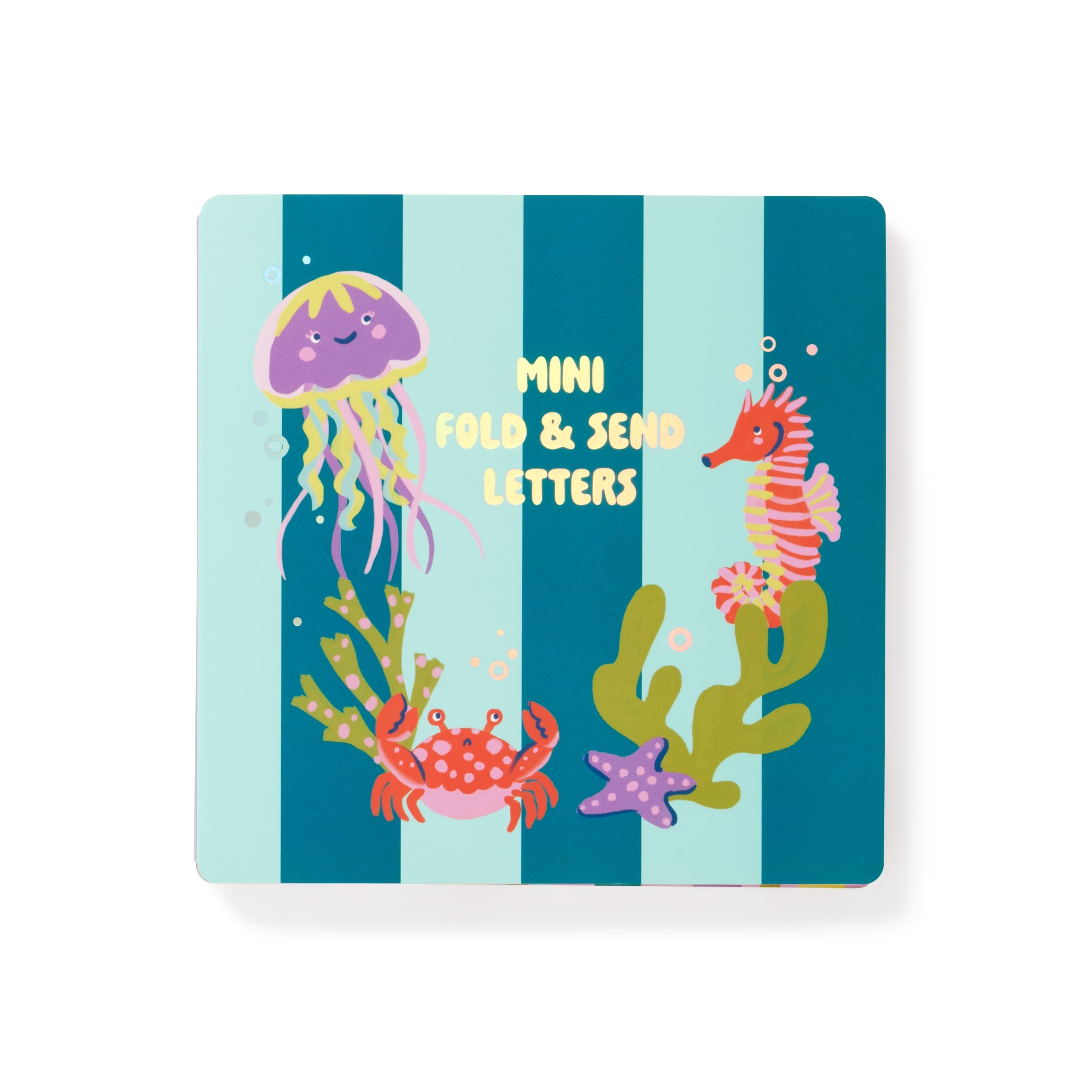 Paperchase Happy As a Fish Mini Fold & Send Letters