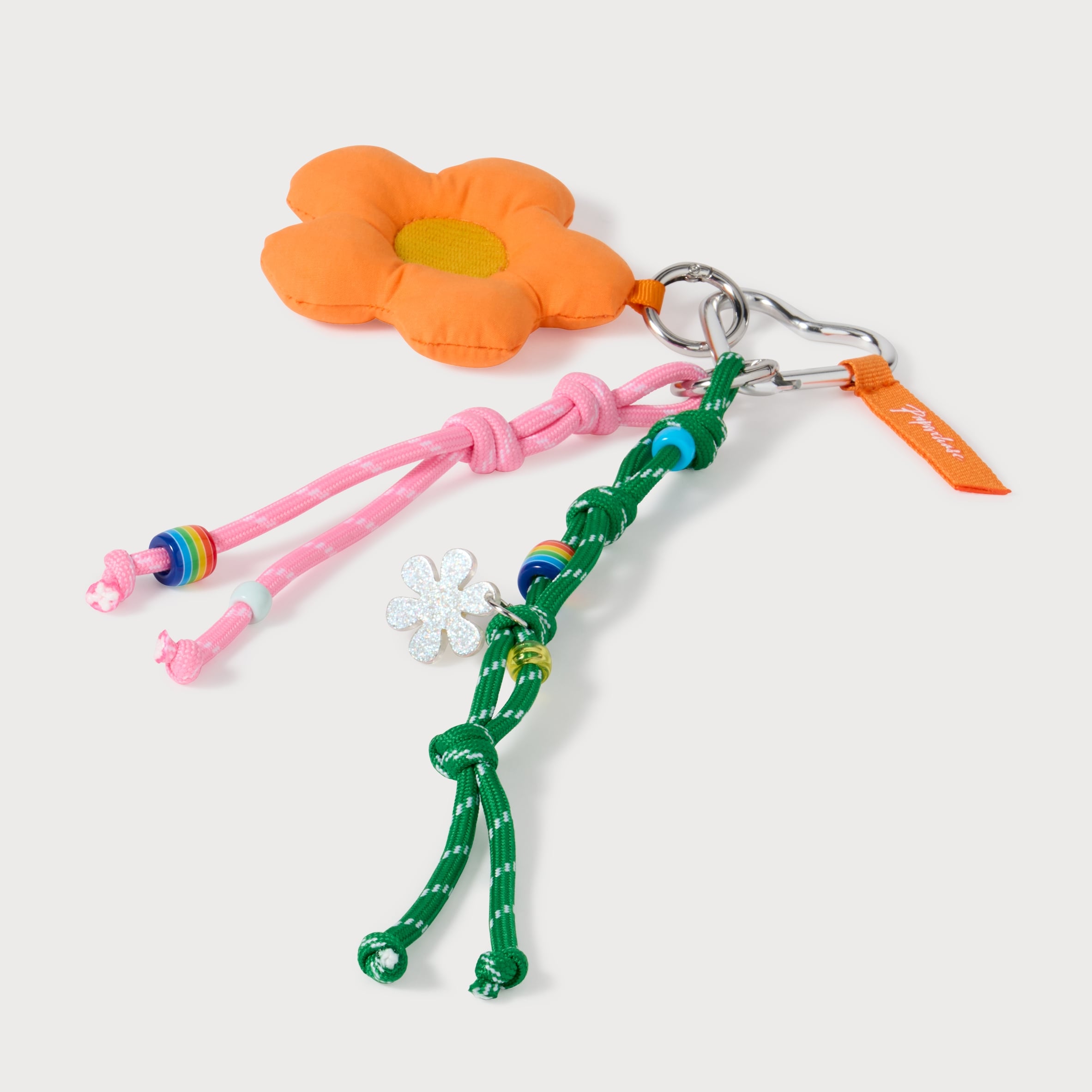 Paperchase Orange Flower Keyring thumbnail 3