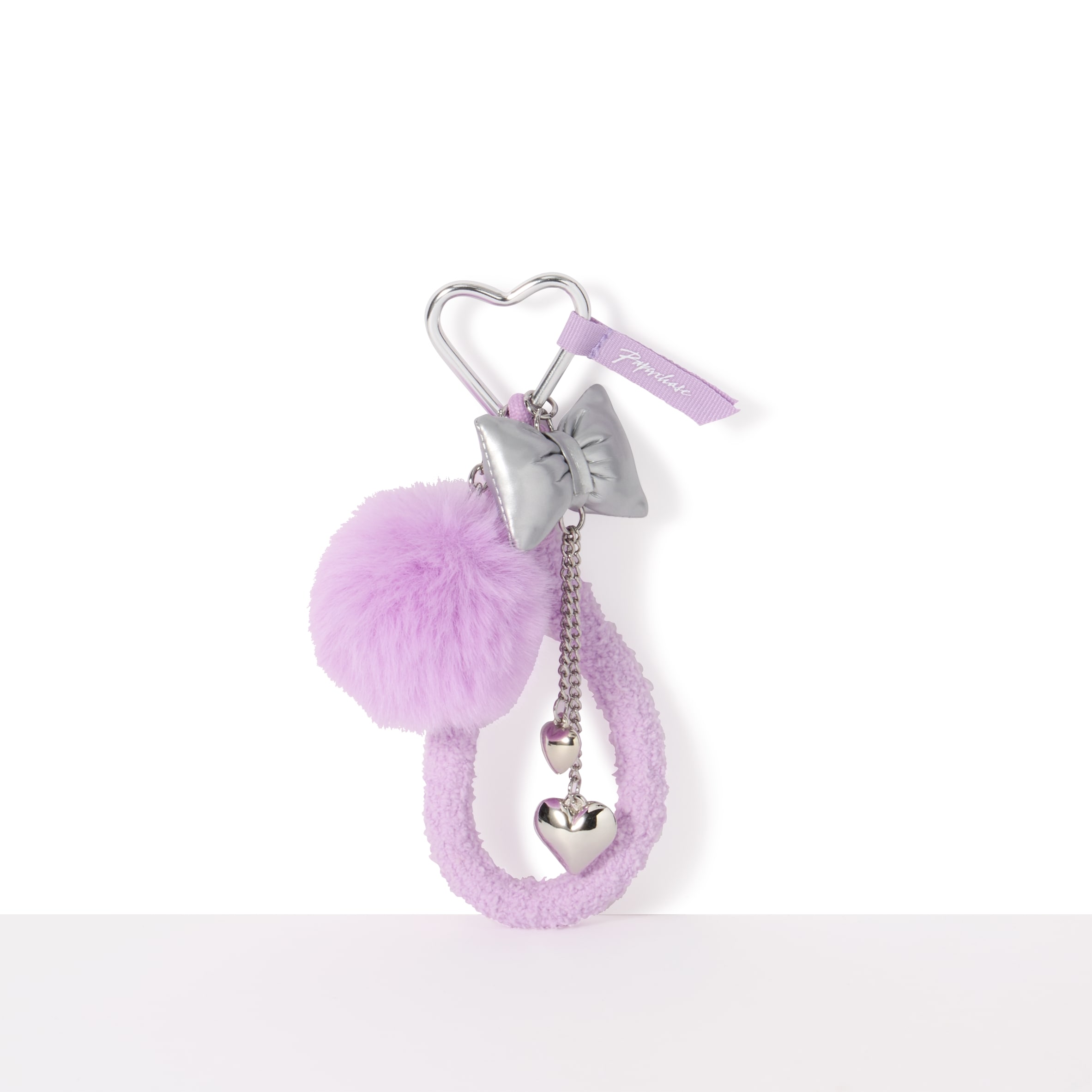 Paperchase Lilac Pom Pom Keyring thumbnail 2