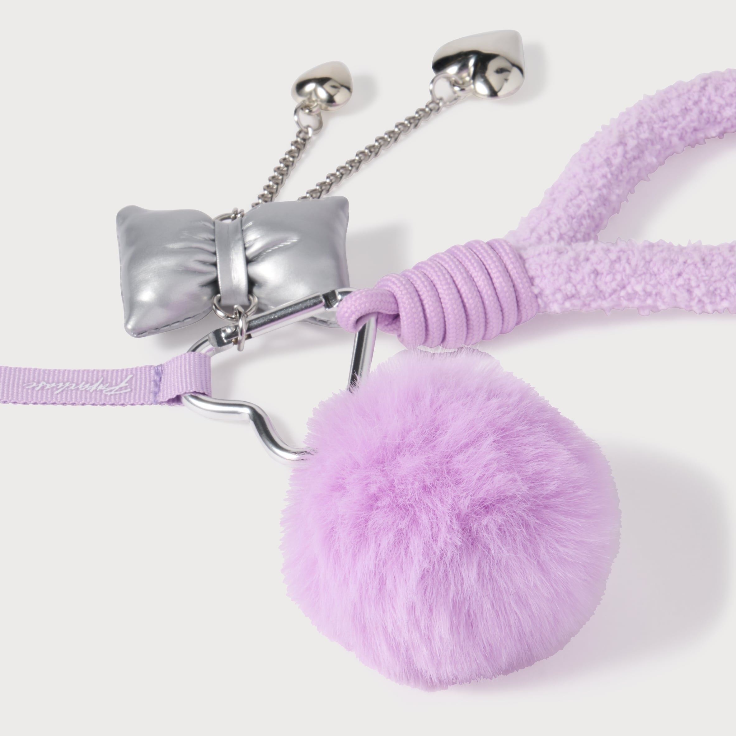 Paperchase Lilac Pom Pom Keyring thumbnail 4