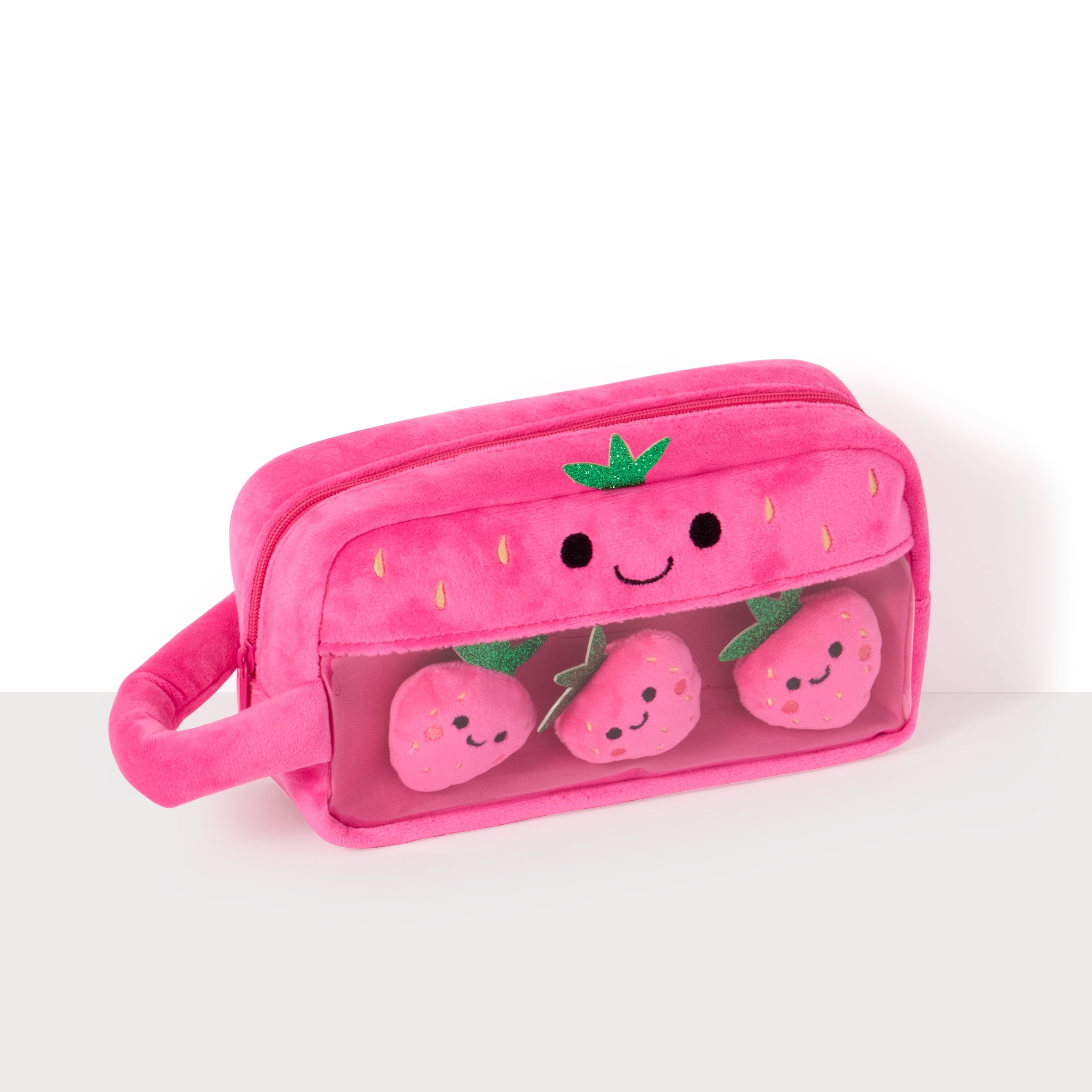 Paperchase Strawberry Plush Pencil Case thumbnail 2
