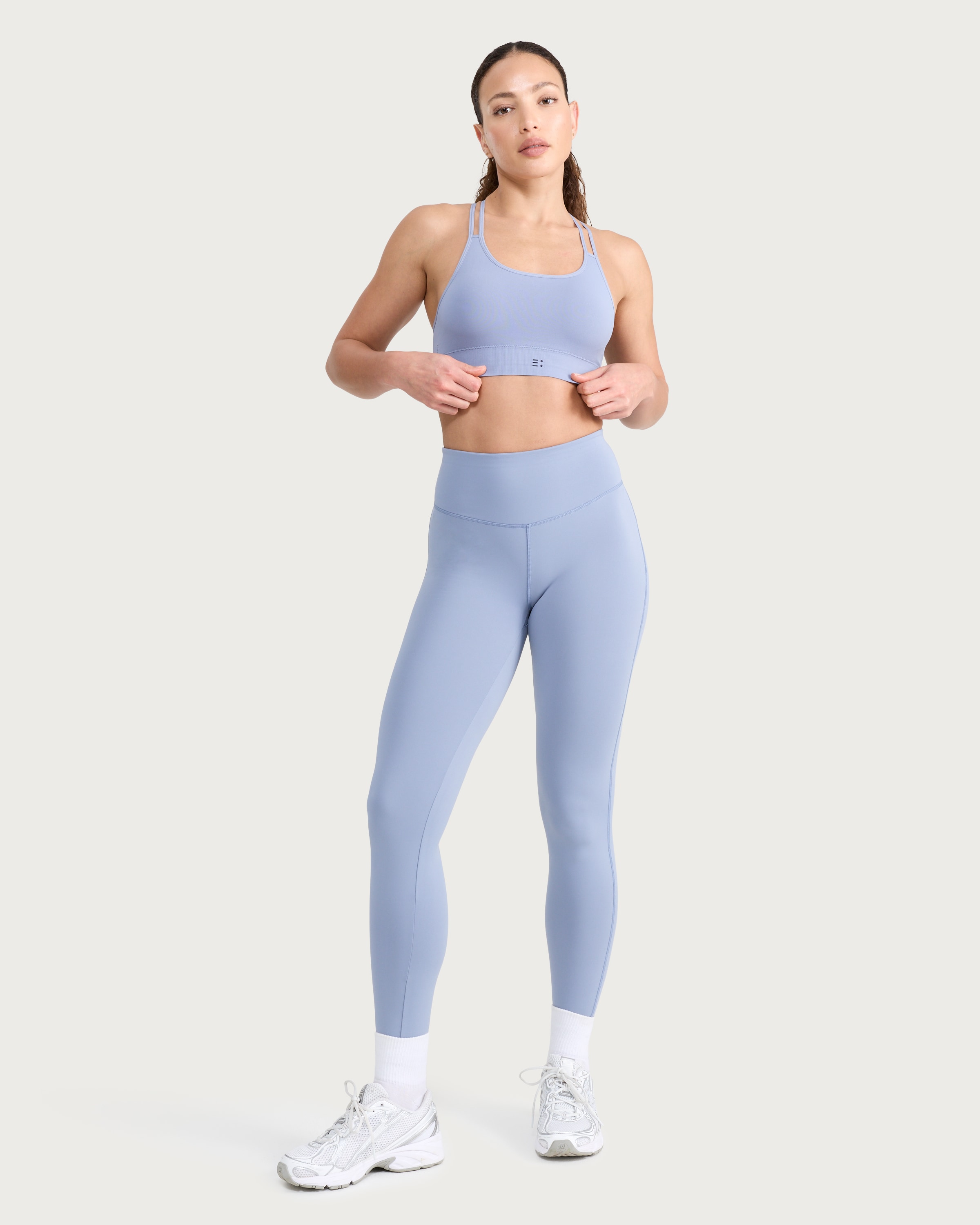 F&F Active 2-Pack Strappy Light Support Sports Bras in Multi thumbnail 2