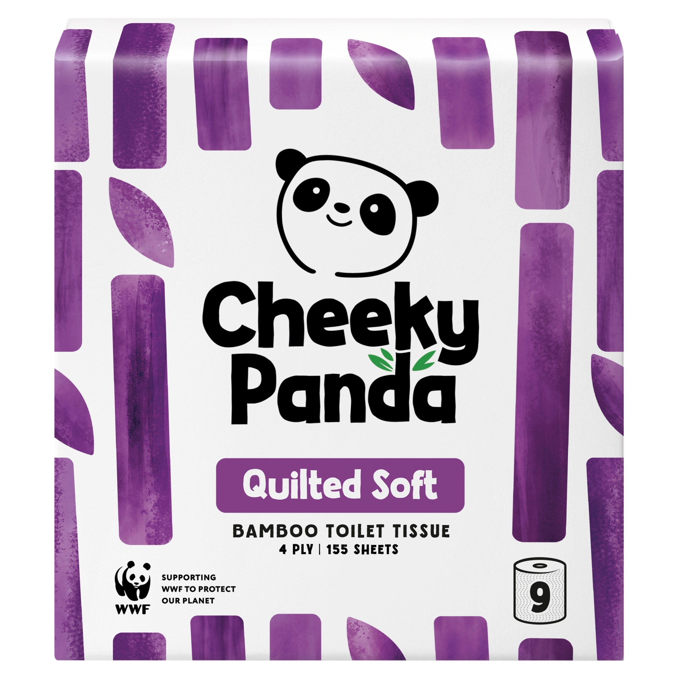 The Cheeky Panda Luxury Quilted Sustainable Bamboo Toilet Tissue