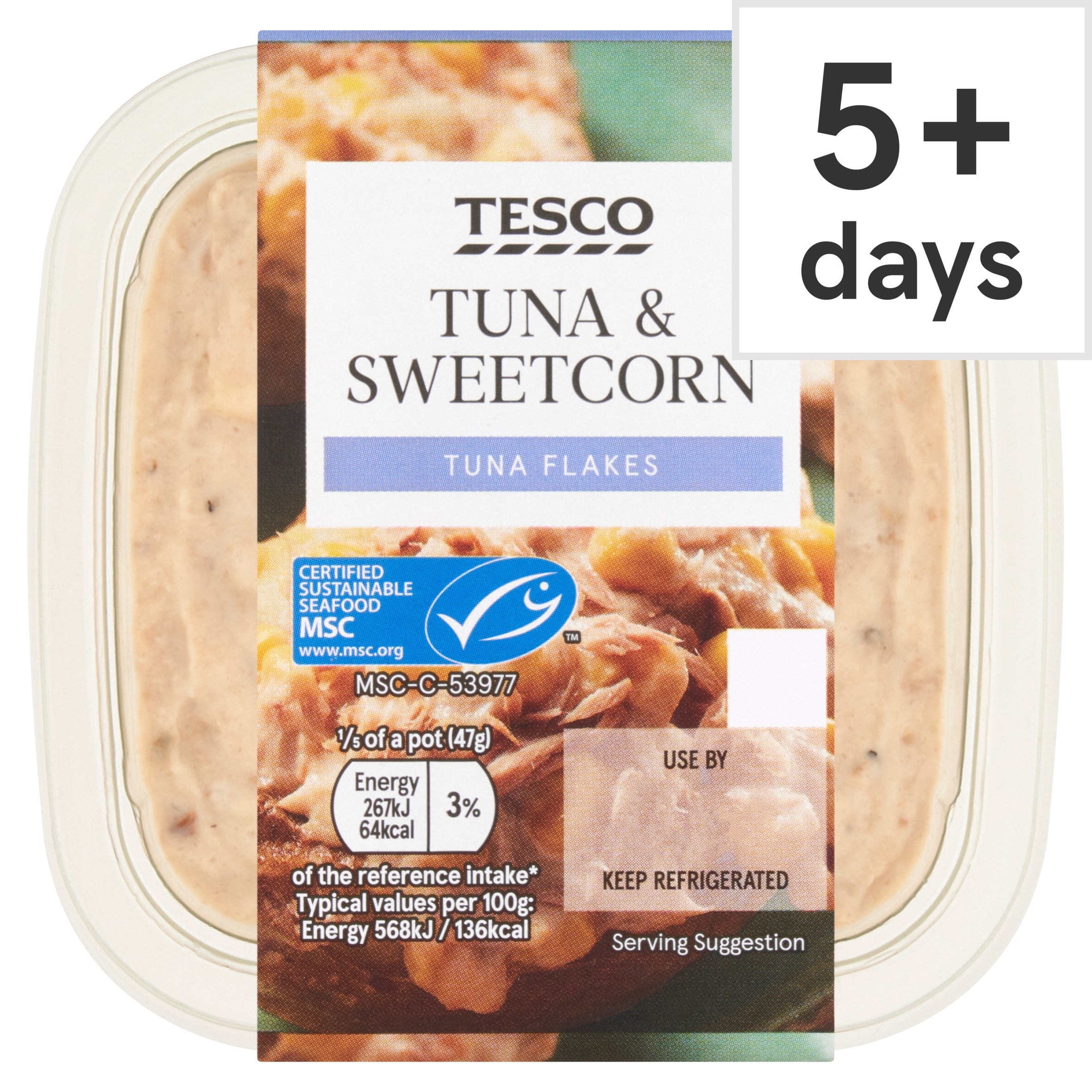 Tesco Tuna & Sweetcorn 235g