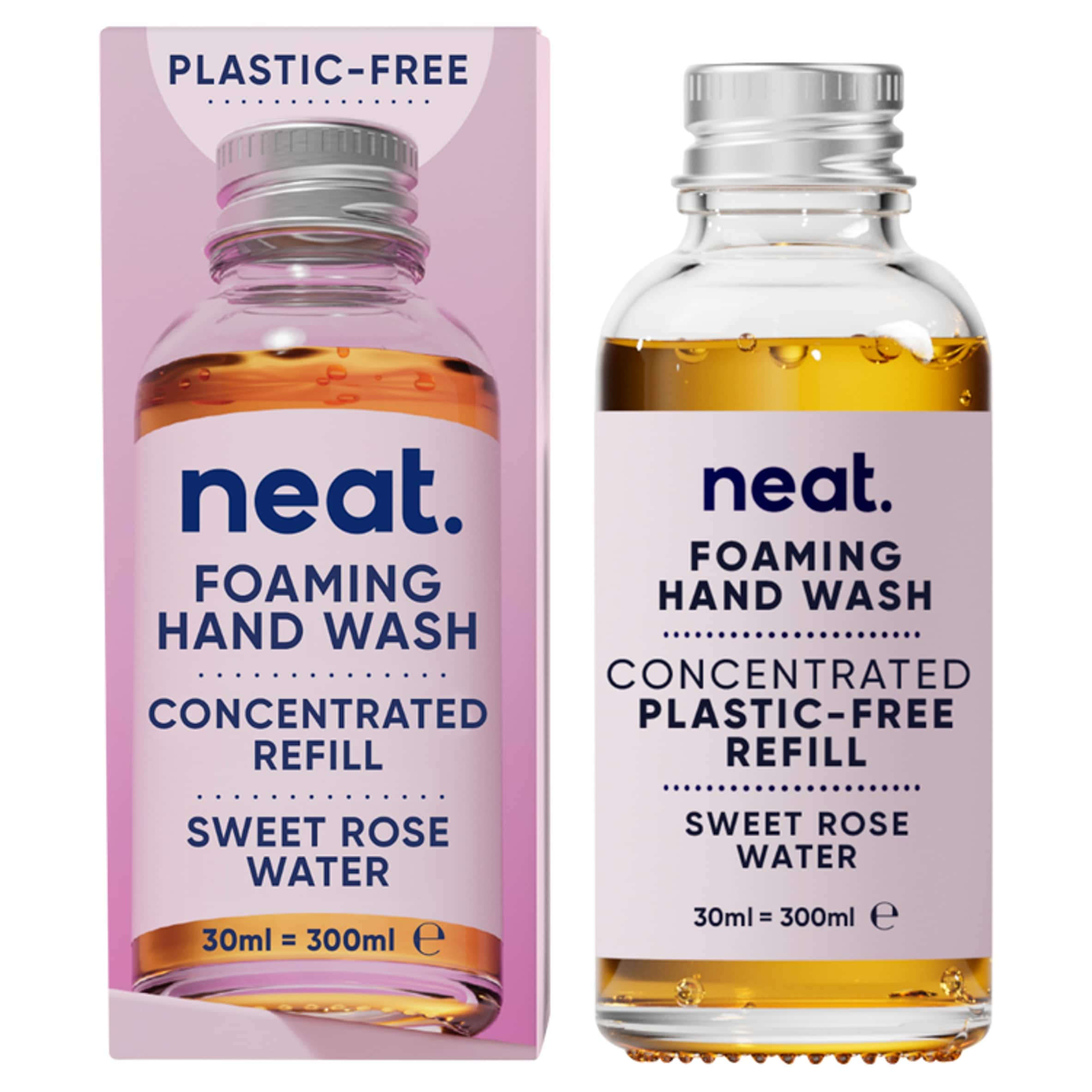 Neat Foaming Hand Wash Refill Sweet Rose Water 30ml thumbnail 2