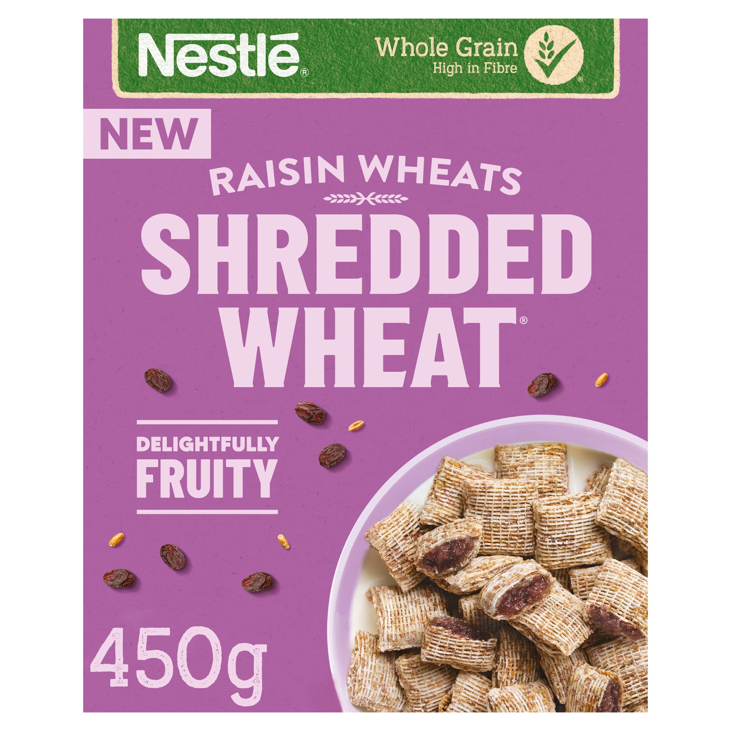 Nestlé Shredded Wheat Bitesize Raisin Breakfast Cereal 450g
