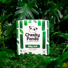 Cheeky Panda Silky Soft Bamboo 3ply Toilet Tissue 9 rolls thumbnail 2