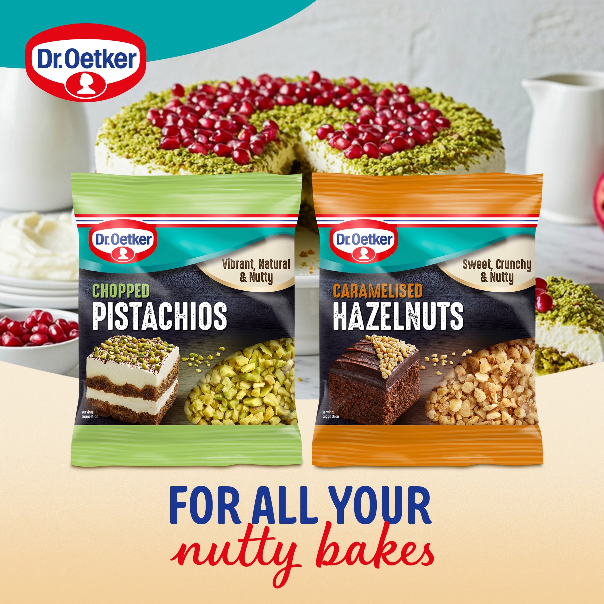 Dr. Oetker Caramelised Hazelnuts 25g thumbnail 2