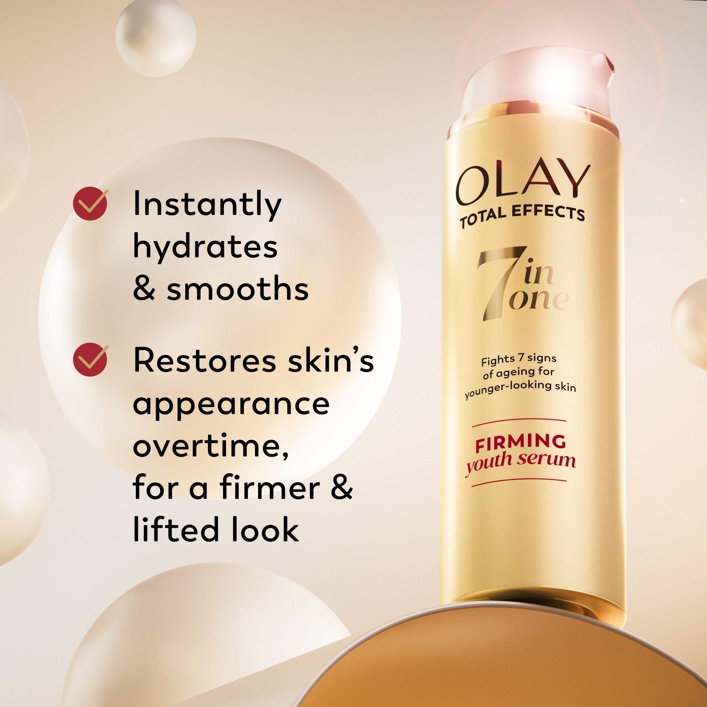 Olay Total Effects 7 in One Firming Youth Serum 50ml thumbnail 2