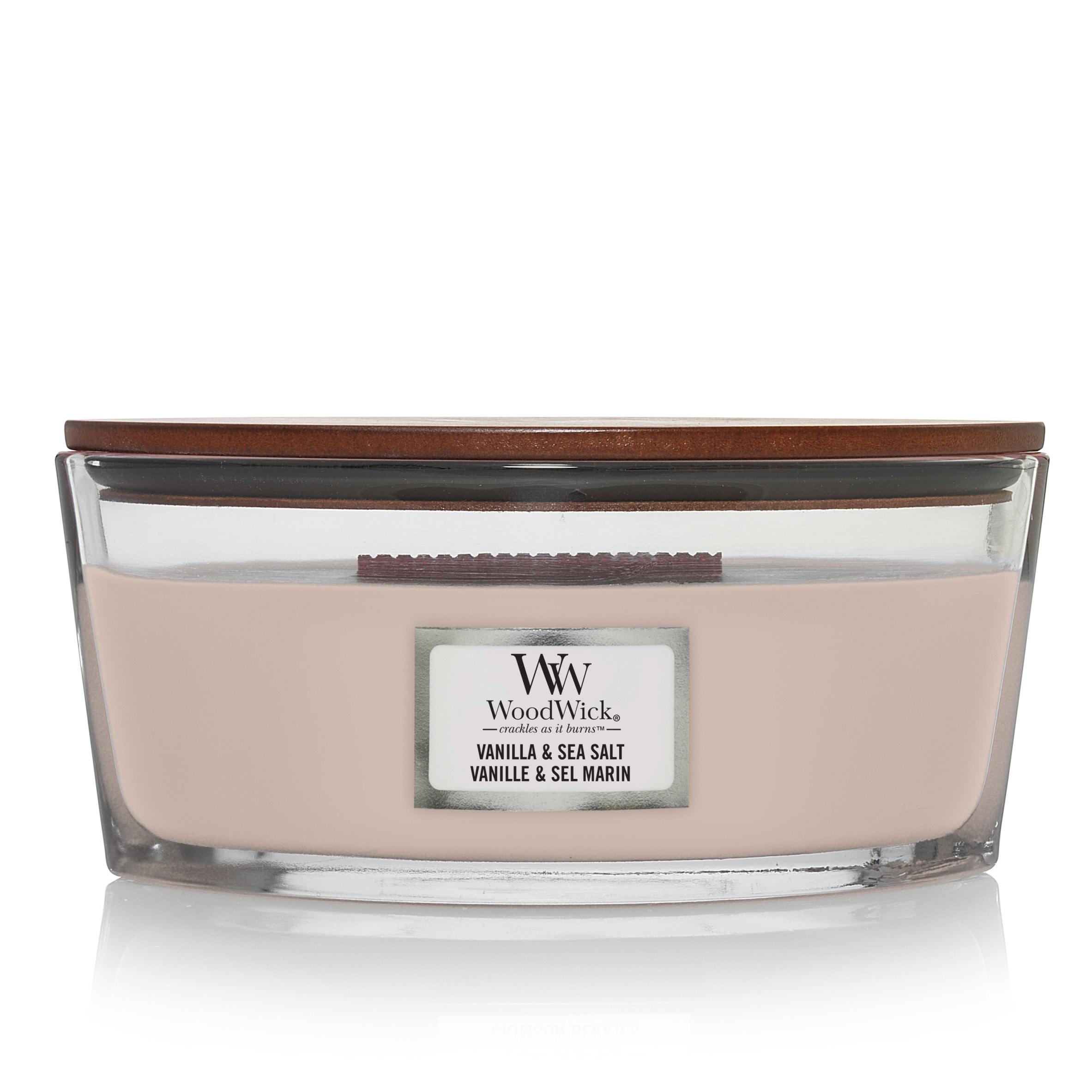Woodwick Vanilla and Seasalt Eclipse Candle 453.6g