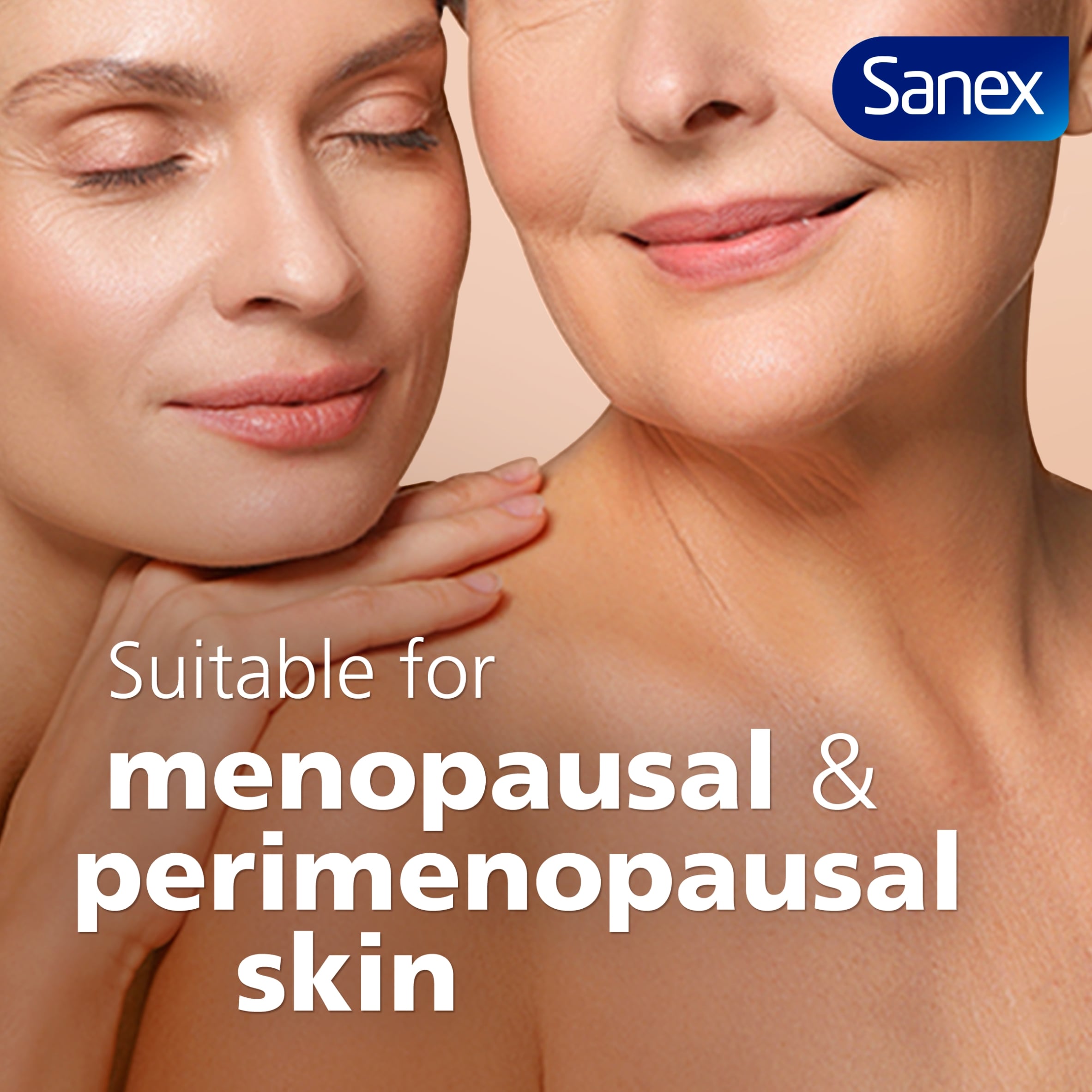Sanex Expert Skin Health+ Menopause Shower Gel Body Wash 450ml thumbnail 2