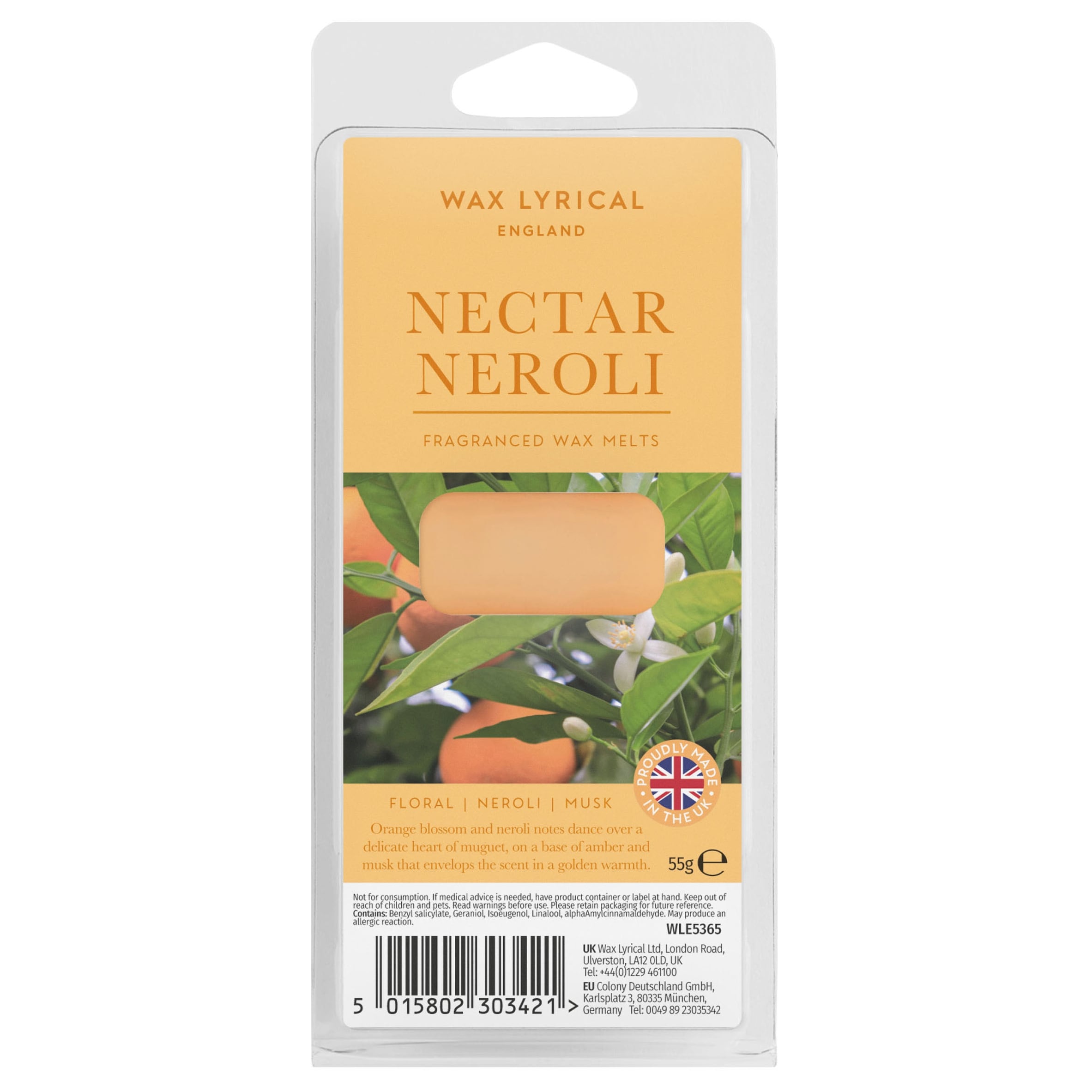 Wax Lyrical England Neroli Nectar Wax Melt 55g