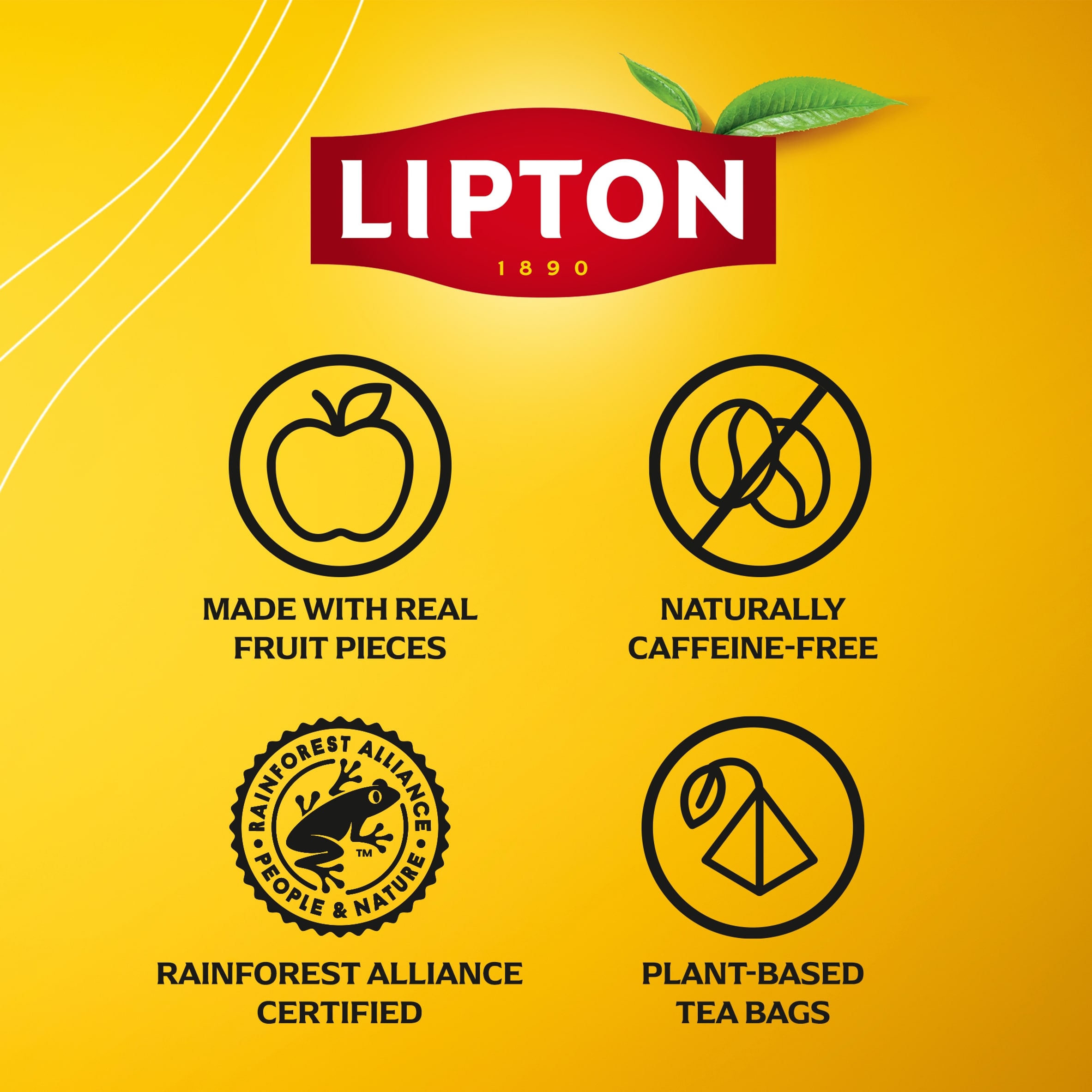 Lipton Lemon & Ginger Refresh 20 Tea Bags 34g thumbnail 3