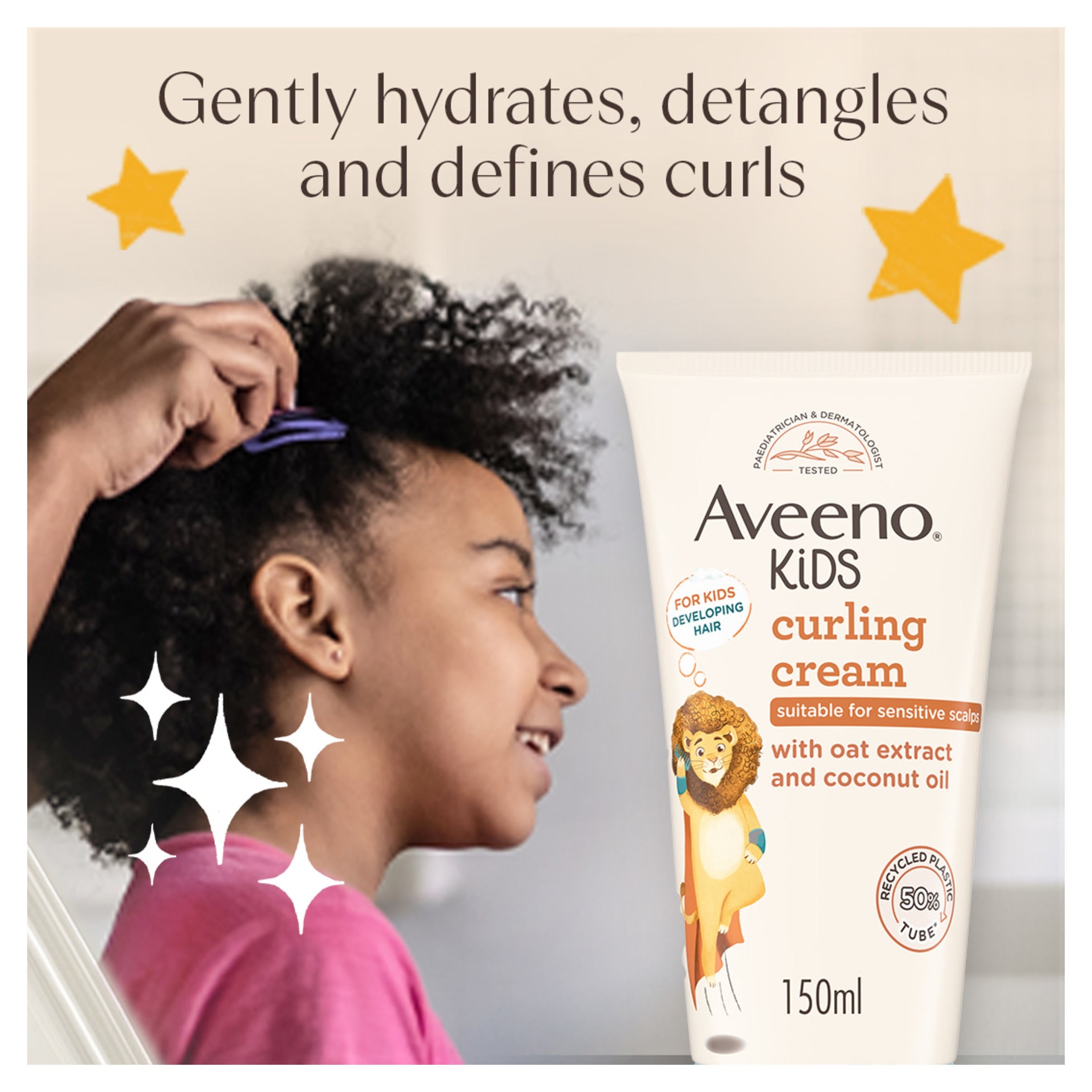 Aveeno Kids Curling Cream 150ml thumbnail 2