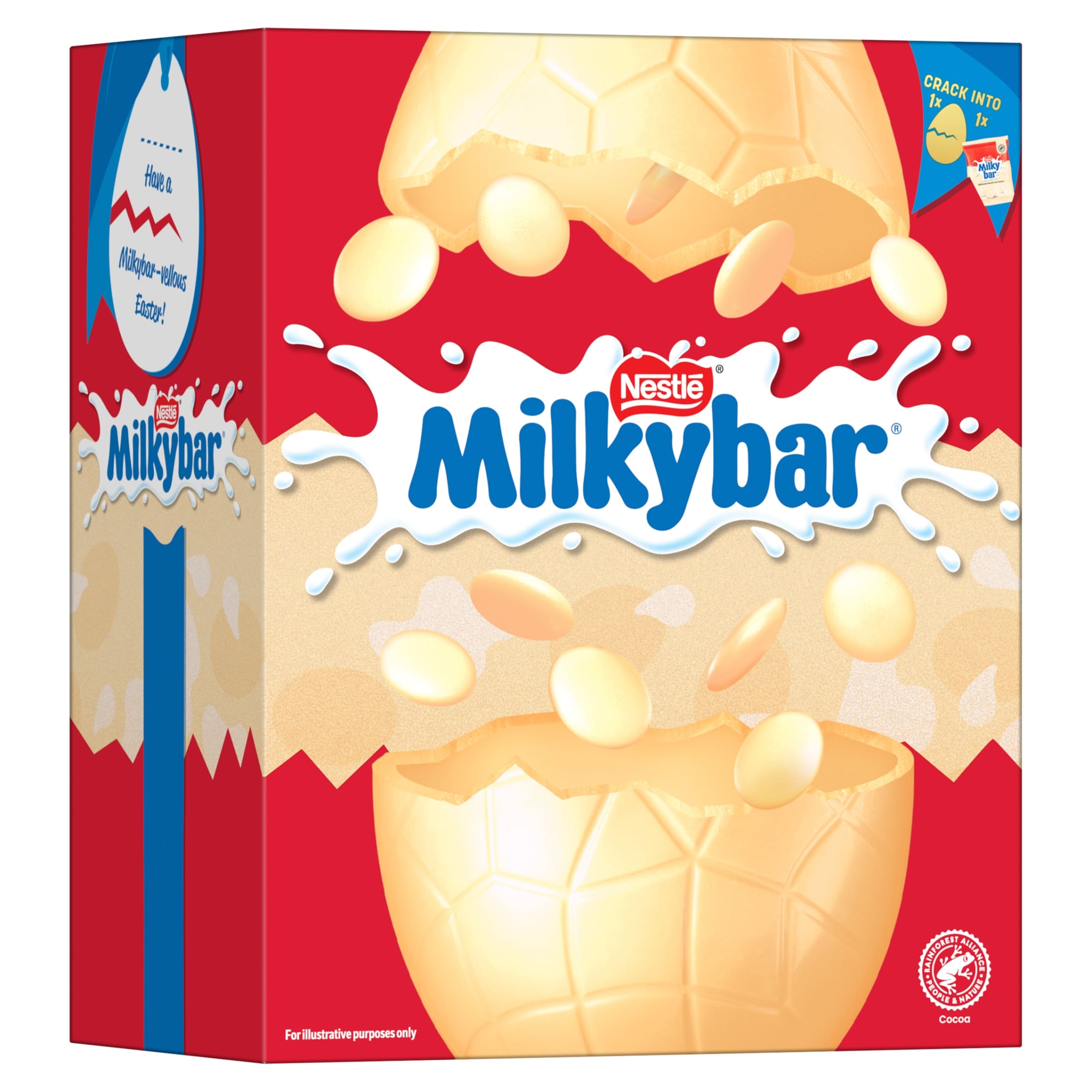 Milkybar White Chocolate Easter Egg 180g thumbnail 2