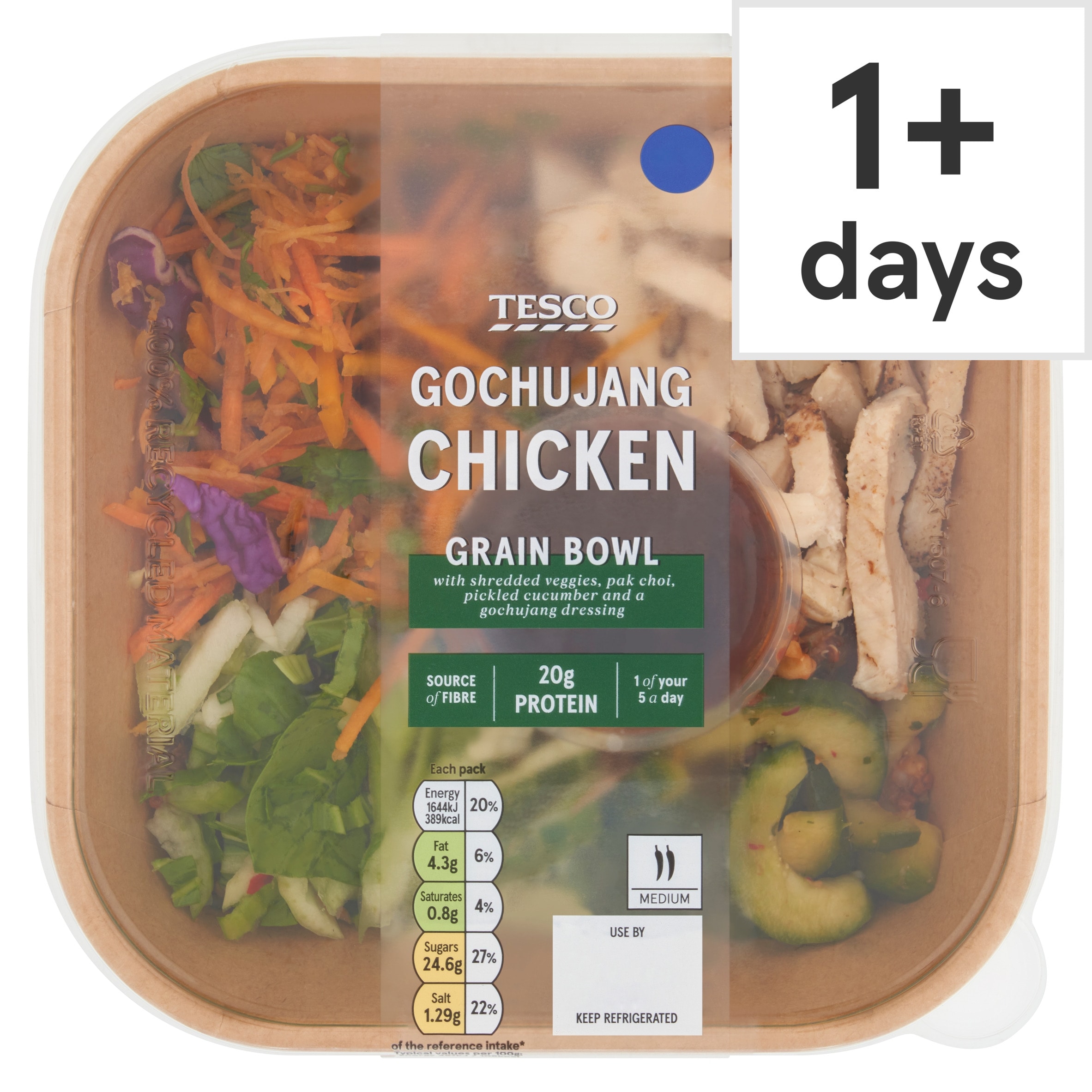 Tesco Gochujang Chicken Grain Bowl 360g