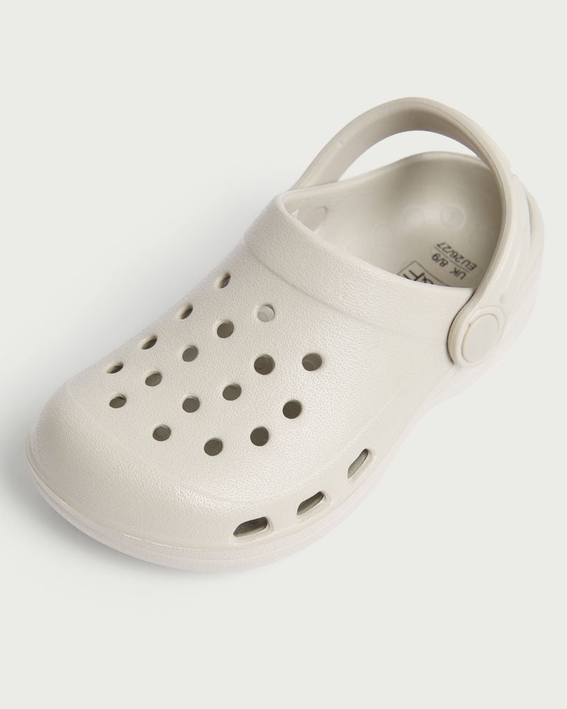 F&F Boys Slip On Clogs in Stone thumbnail 3