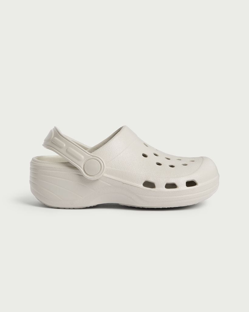 F&F Boys Slip On Clogs in Stone