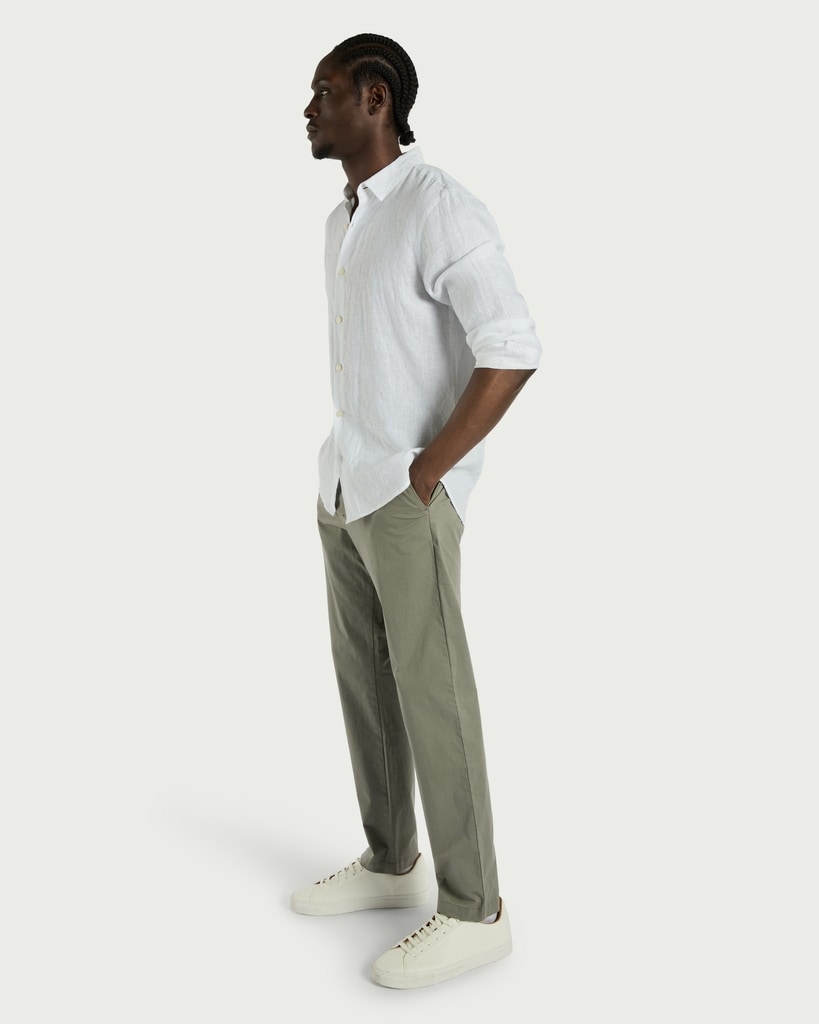 F&F Cotton Rich FREEFIT® Chino Trousers in Khaki thumbnail 2