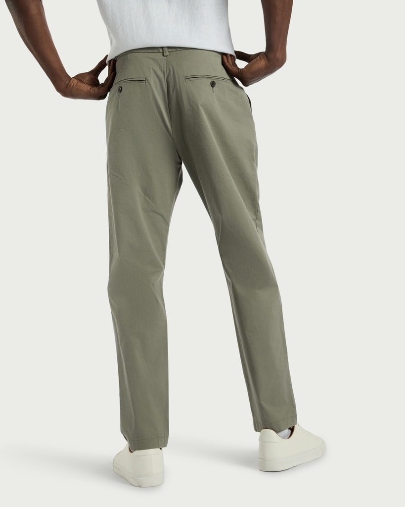 F&F Cotton Rich FREEFIT® Chino Trousers in Khaki thumbnail 3