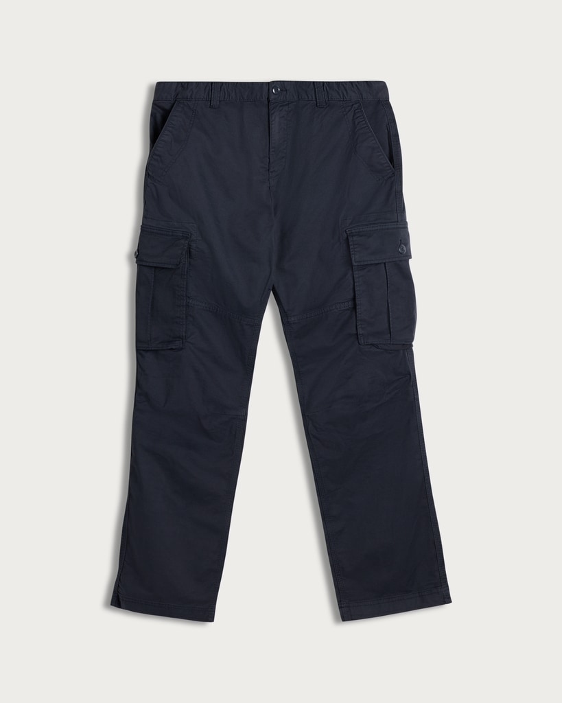 F&F Cotton Rich Cargo Trousers in Navy