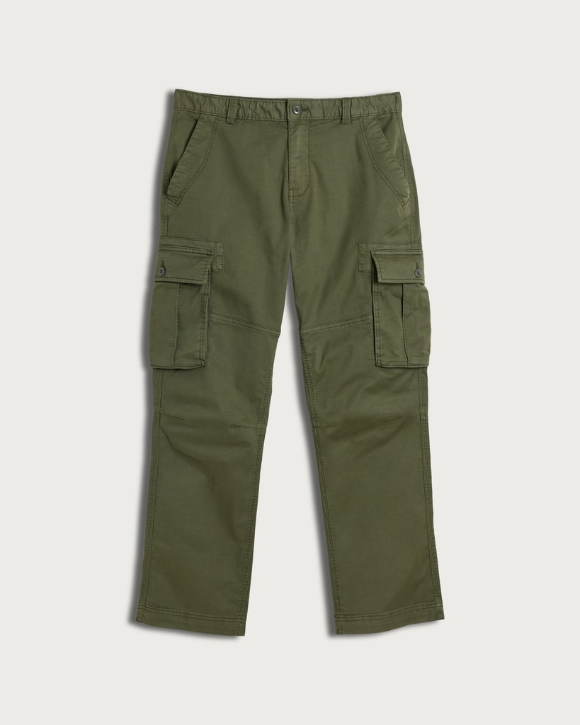 F&F Cotton Rich Cargo Trousers in Khaki