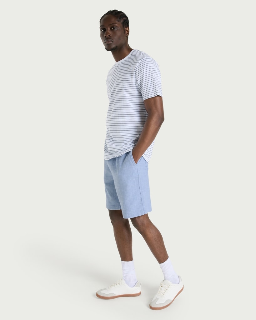 F&F Pure Cotton Drawstring Shorts in Navy thumbnail 2