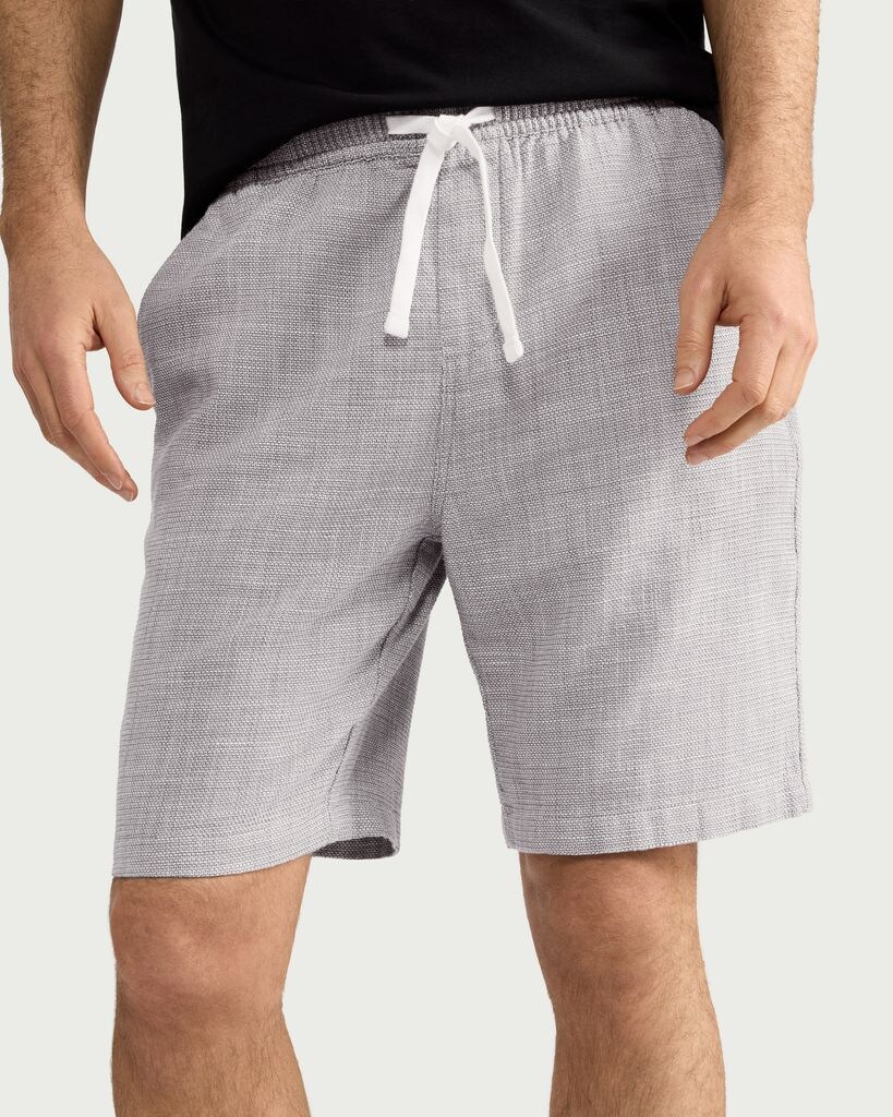 F&F Pure Cotton Drawstring Shorts in Grey thumbnail 2