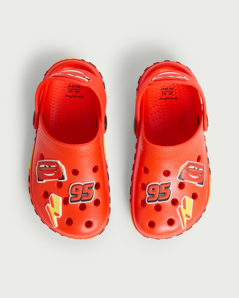 Disney Lightning McQueen Clogs in Red thumbnail 2