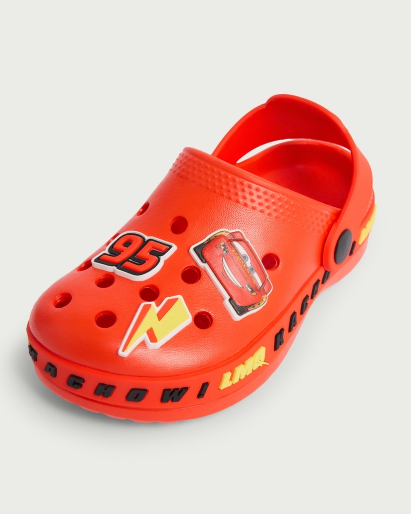 Disney Lightning McQueen Clogs in Red thumbnail 3