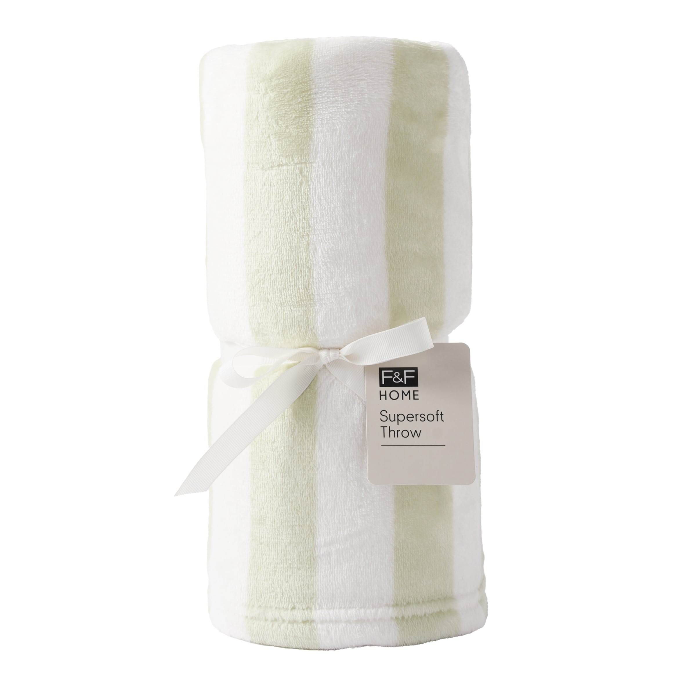 F&F Home Stripe Supersoft Throw