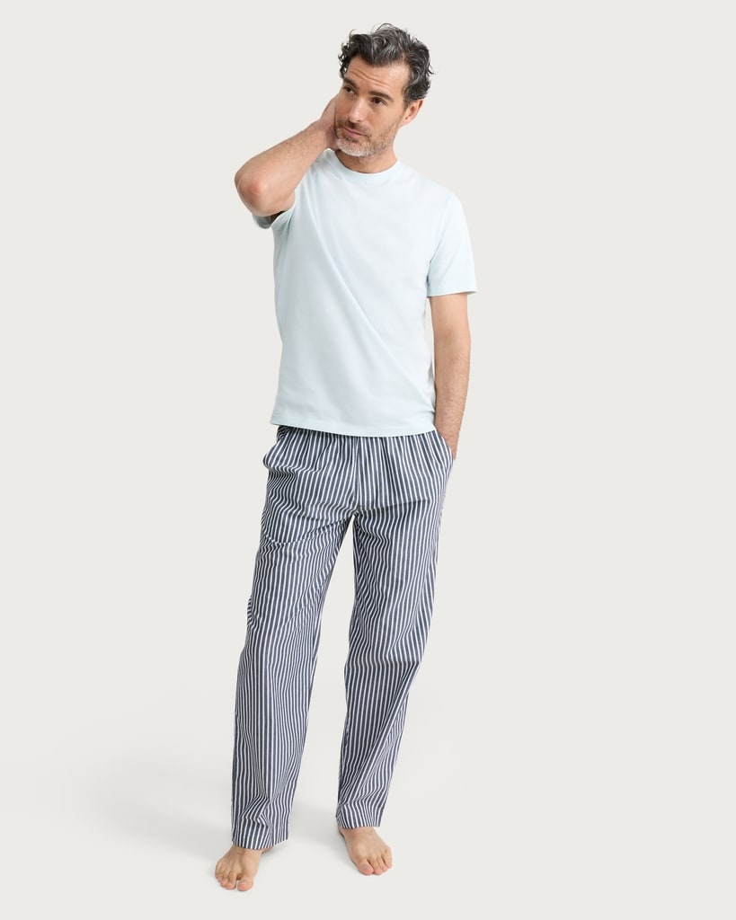 F&F Pure Cotton Striped Pyjama Set in Multi