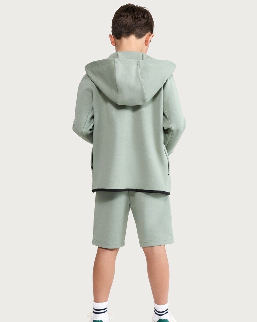 F&F Active Boys TECHSPORT Side Panel Drawstring Shorts in Green thumbnail 2