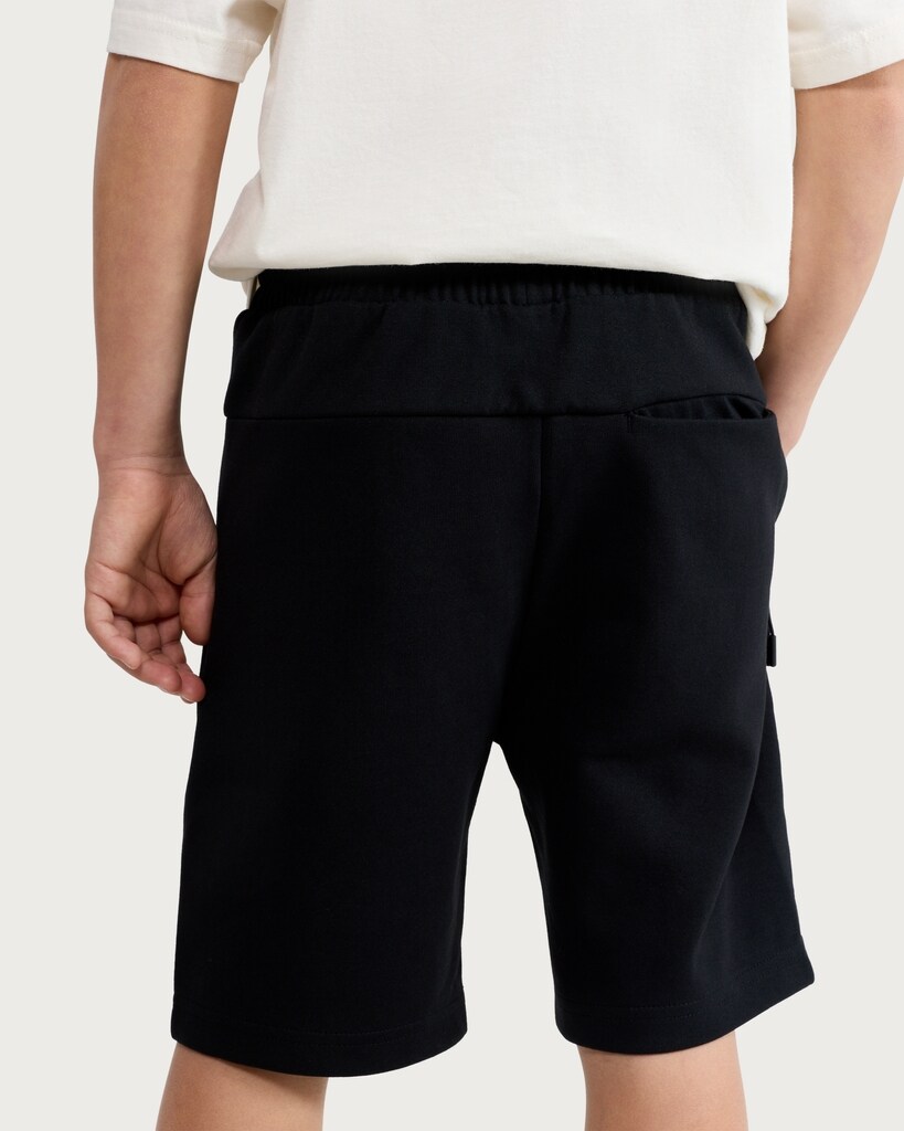 F&F Active Boys TECHSPORT Side Panel Drawstring Shorts in Black thumbnail 3