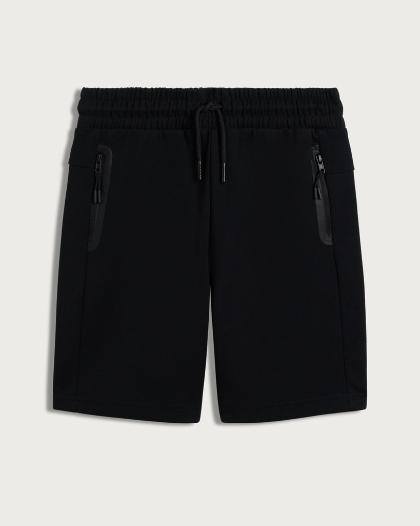 F&F Active Boys TECHSPORT Side Panel Drawstring Shorts in Black thumbnail 4