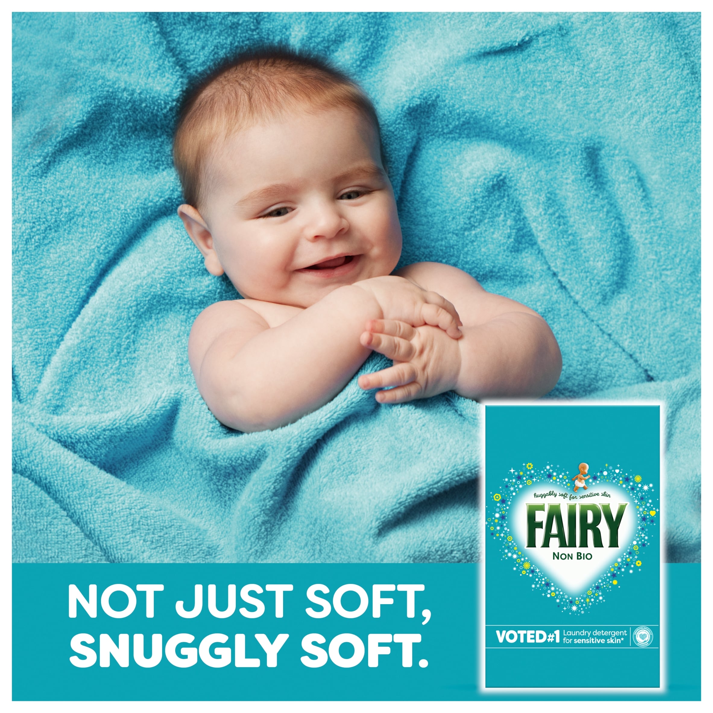 Fairy Non Bio Washing Powder 65 Washes 3250g thumbnail 4