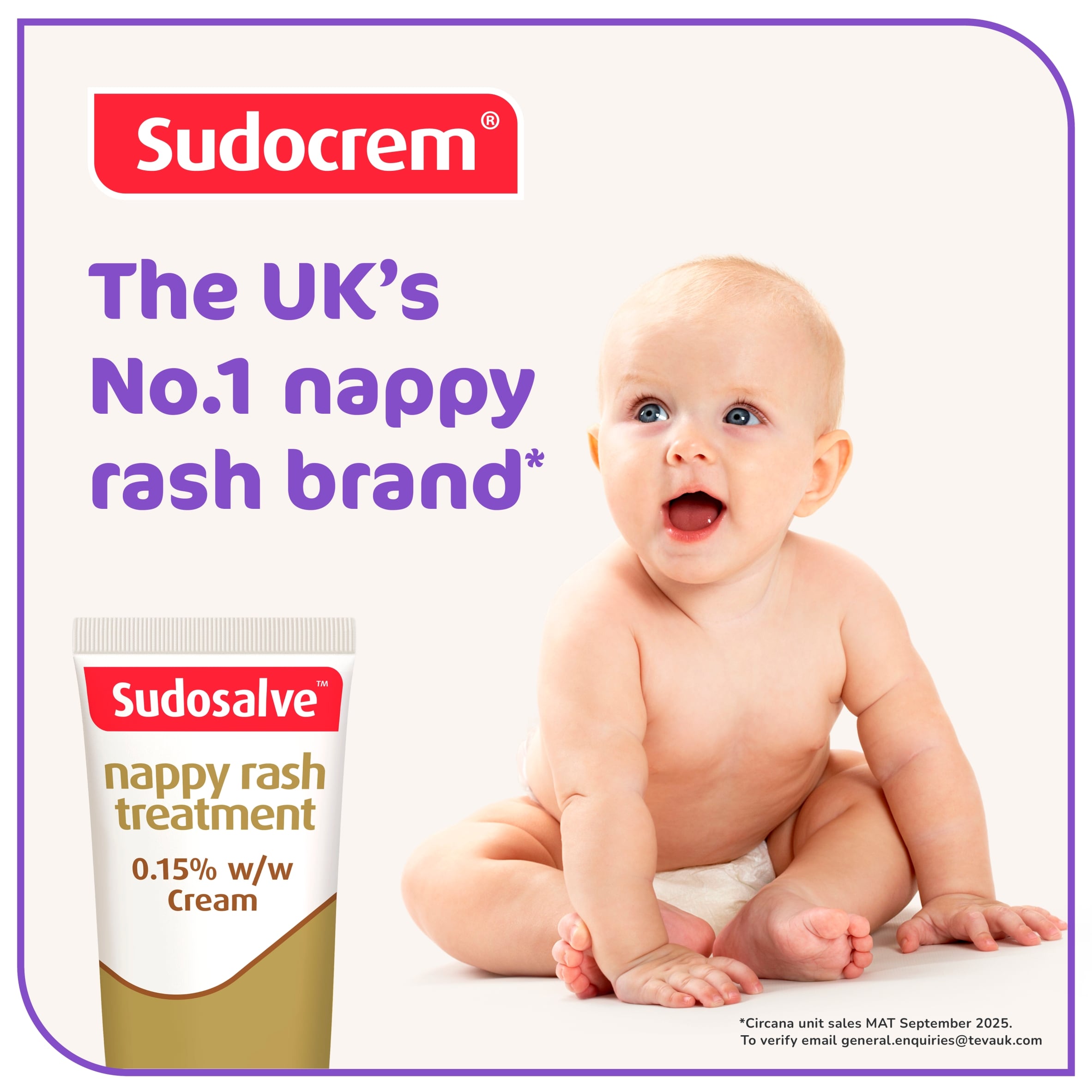 Sudosalve Nappy Rash Treatment 25g thumbnail 2
