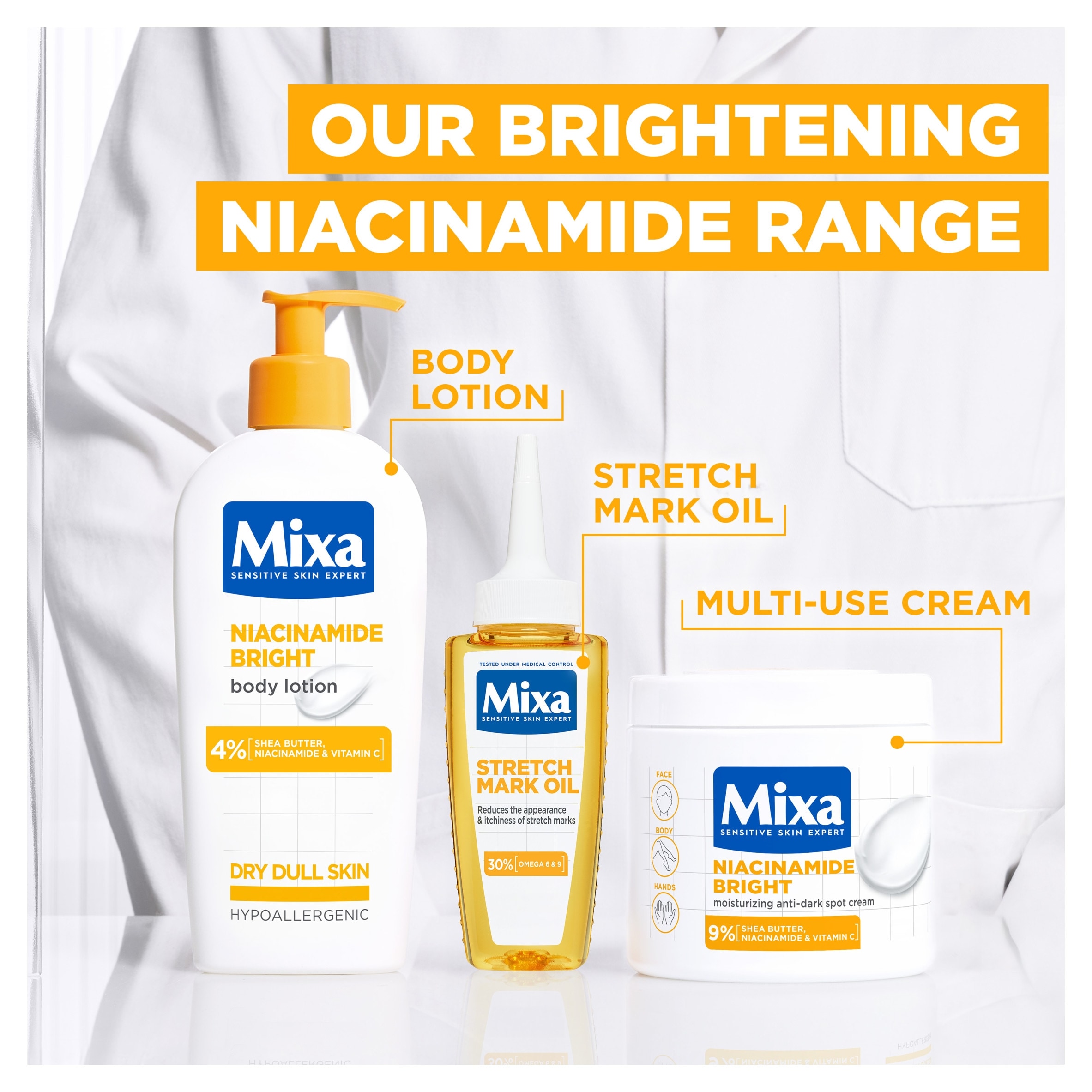 Mixa Body Niacinamide Bright Lotion 250ml thumbnail 5