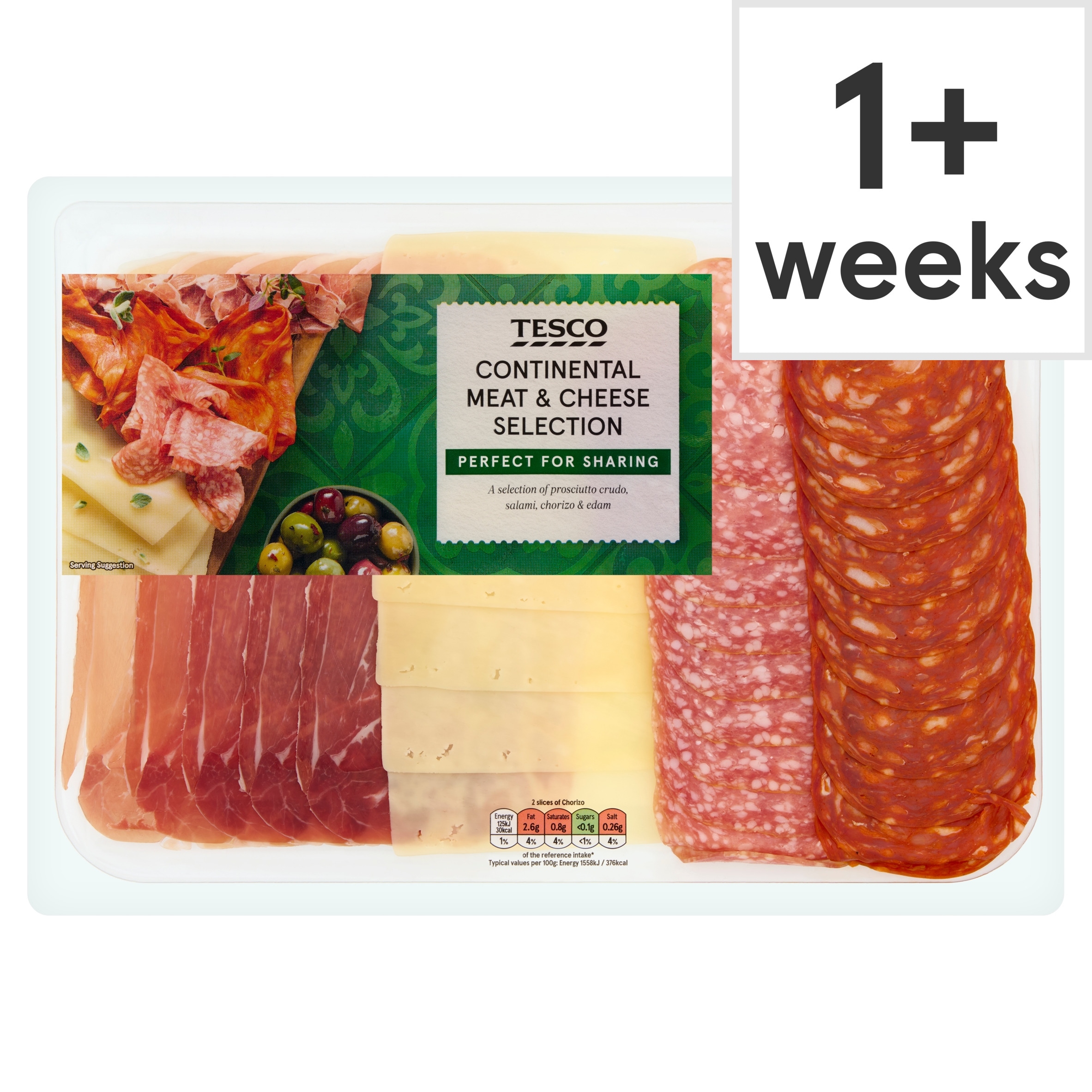 Tesco Continental Meat & Cheese Selection 200g