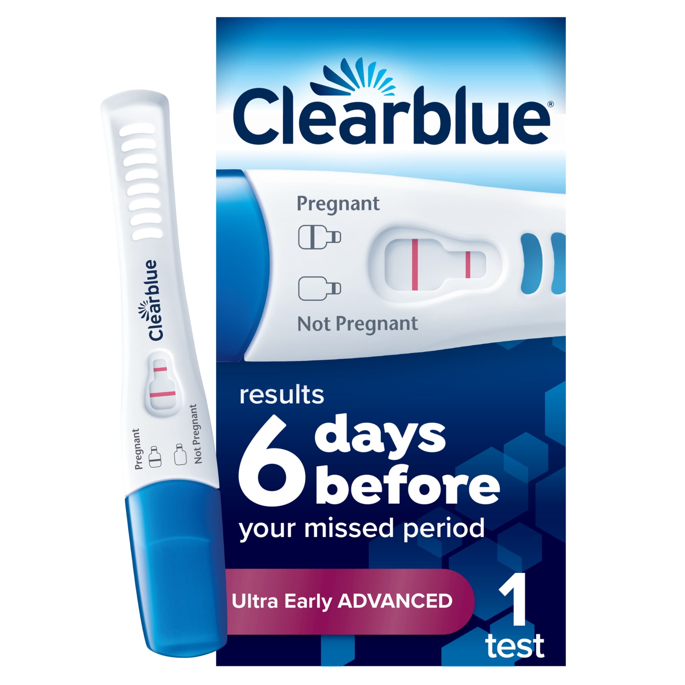 Clearblue Ultra Early Advanced Pregnancy Test 1 Tests