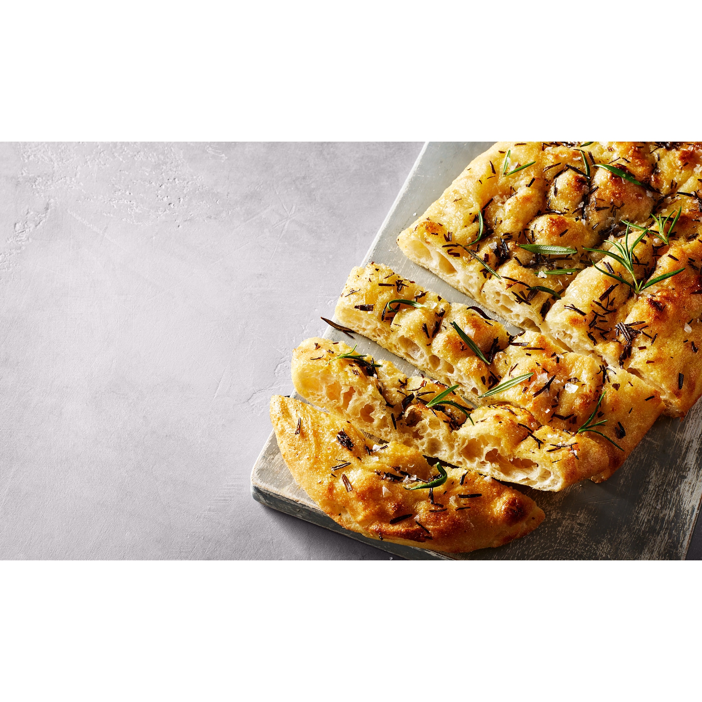 Tesco Finest Rosemary & Sea Salt Focaccia 280g thumbnail 2