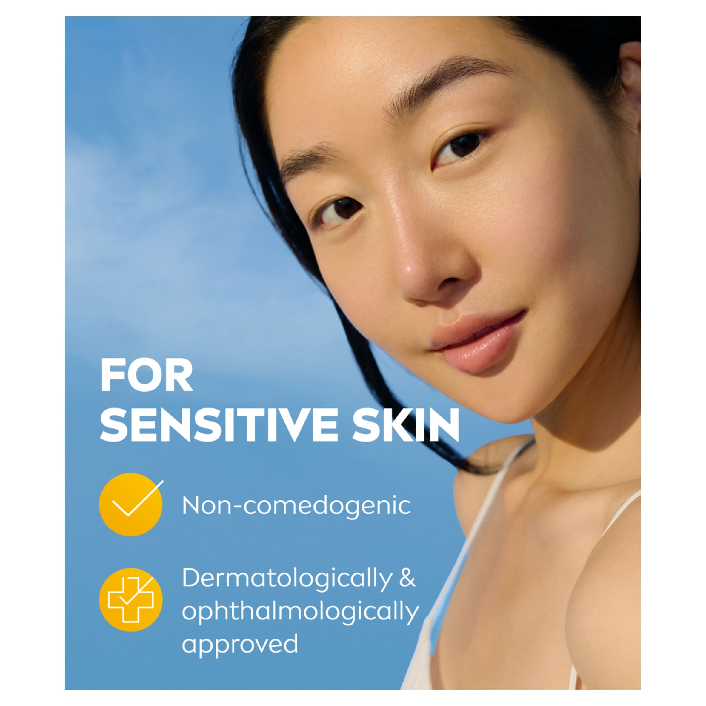NIVEA SUN Breathable UV Face Sensitive Sun Cream SPF50+ 40ml thumbnail 2