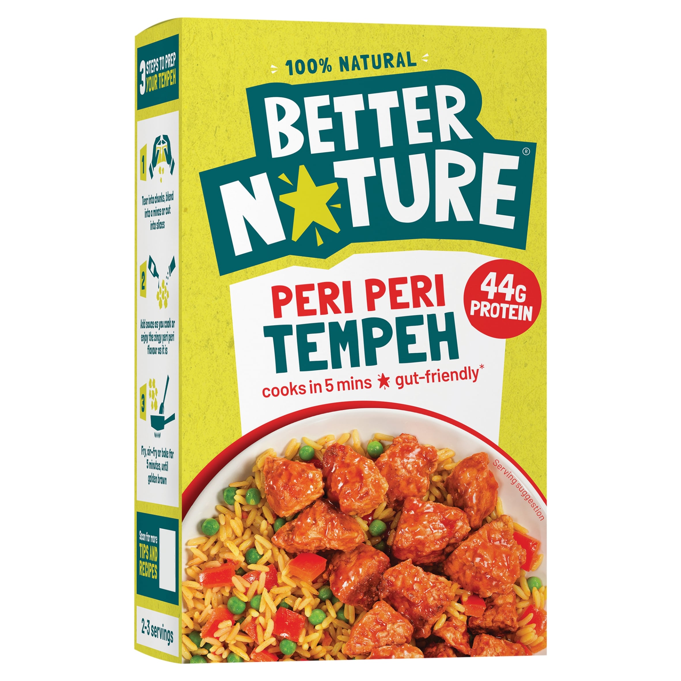 Better Nature Peri Peri Tempeh 220g