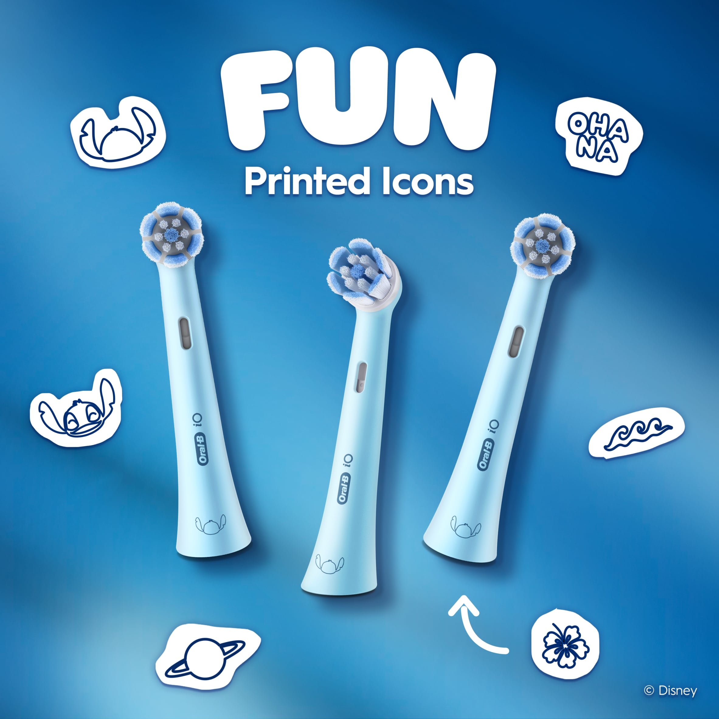 Oral B iO Kids 2 Junior Disney Stitch Gentle Clean Refills 2CT thumbnail 5