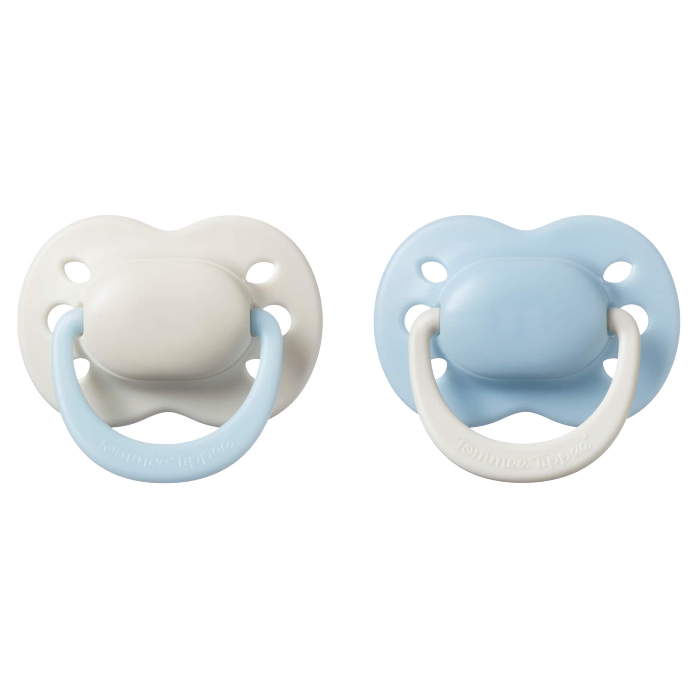 TOMMEE TIPPEE NEWBORN ORTHODONTIC SILICONE 0-2M 2 SOOTHERS